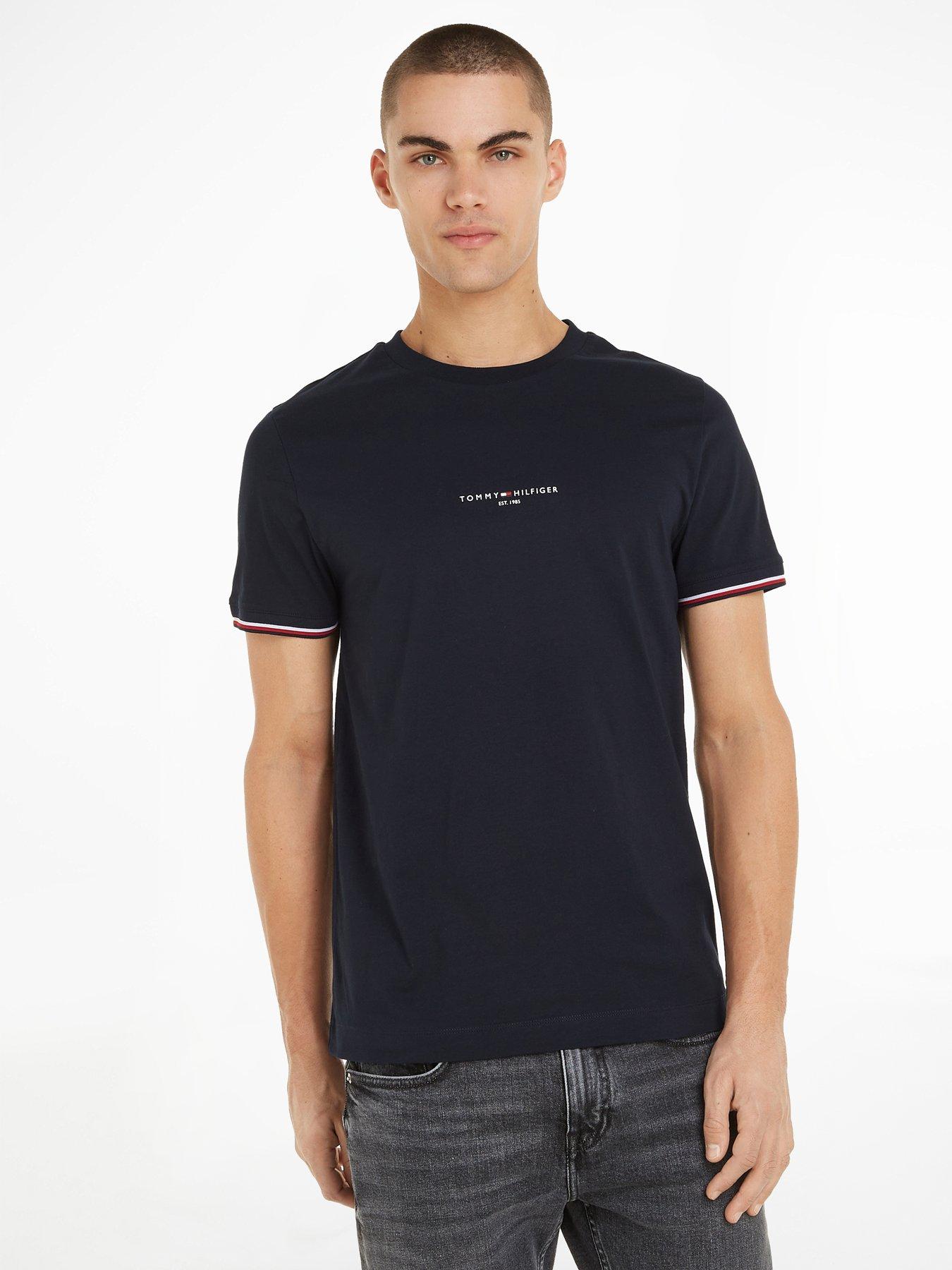 tommy-hilfiger-tommy-logo-tipped-t-shirt-navy