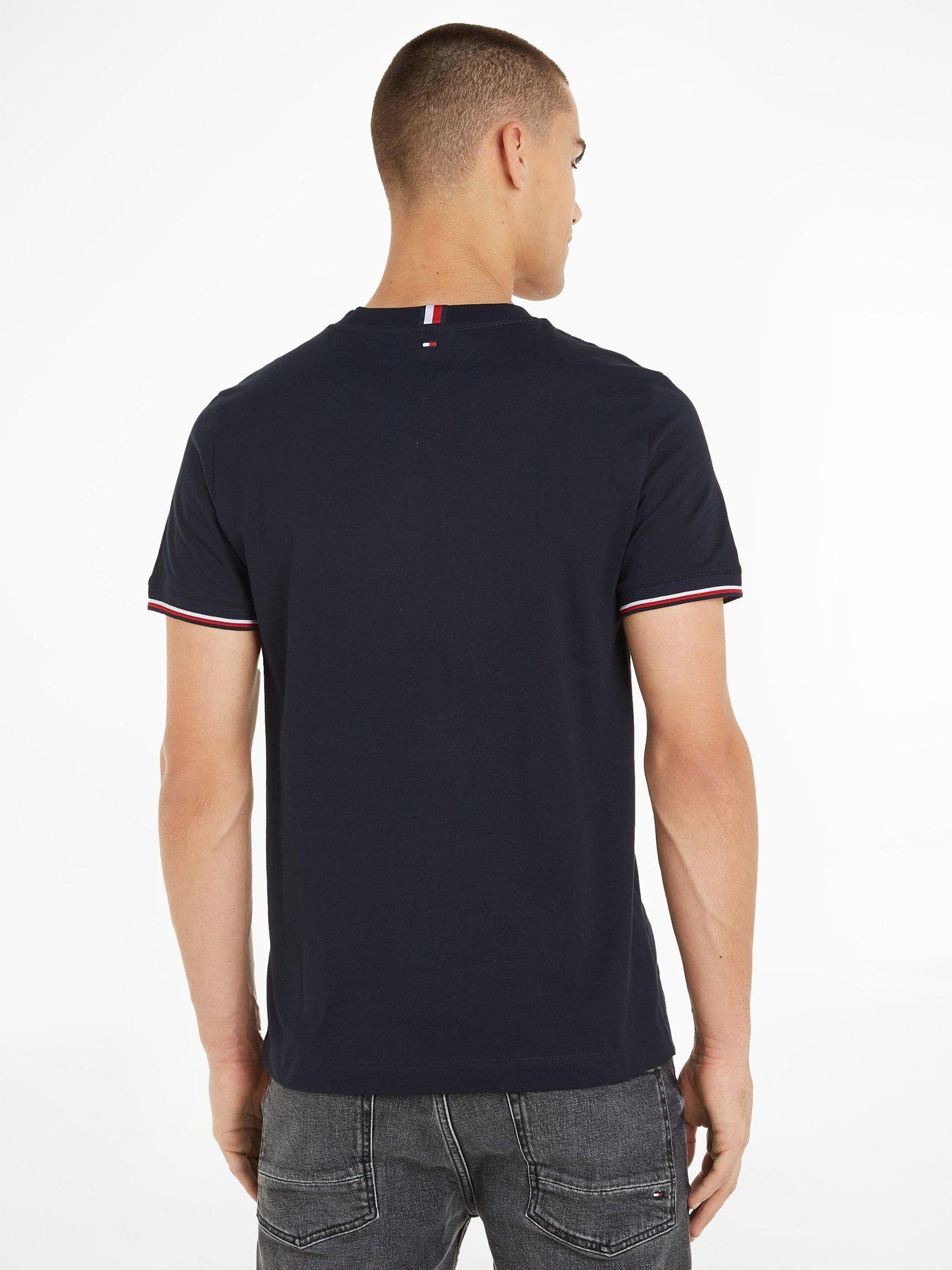 tommy-hilfiger-tommy-logo-tipped-t-shirt-navystillFront