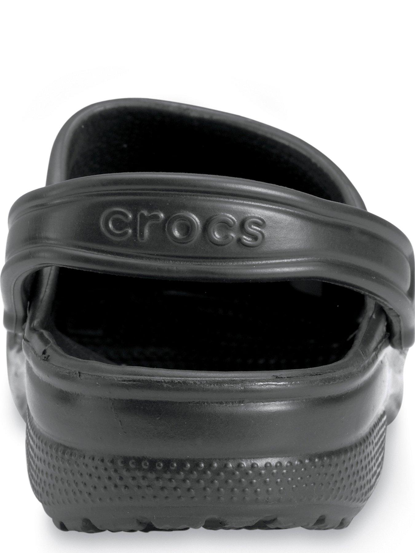 Black classic crocs online on sale