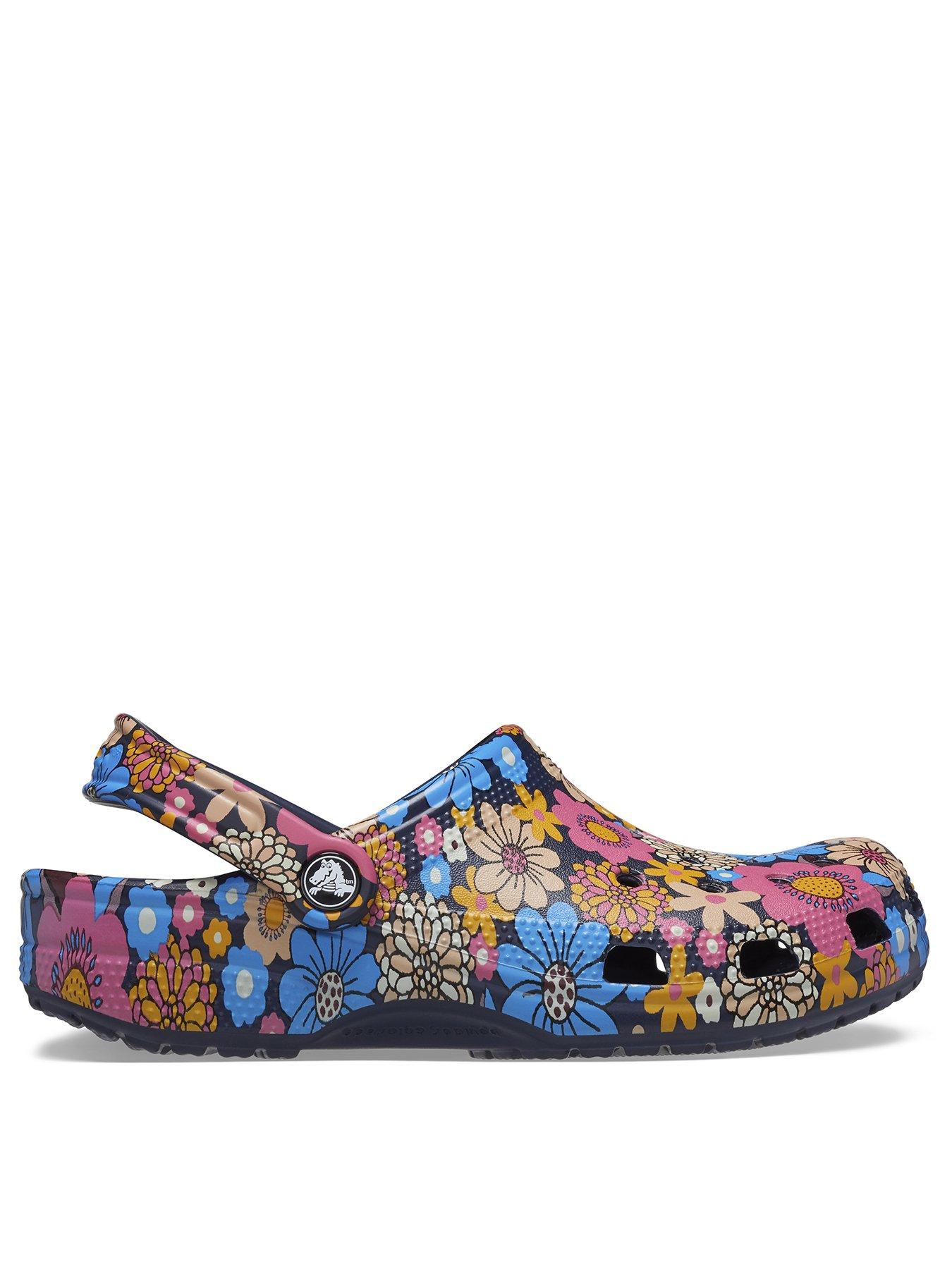 Crocs women's classic 2025 printed floral clog