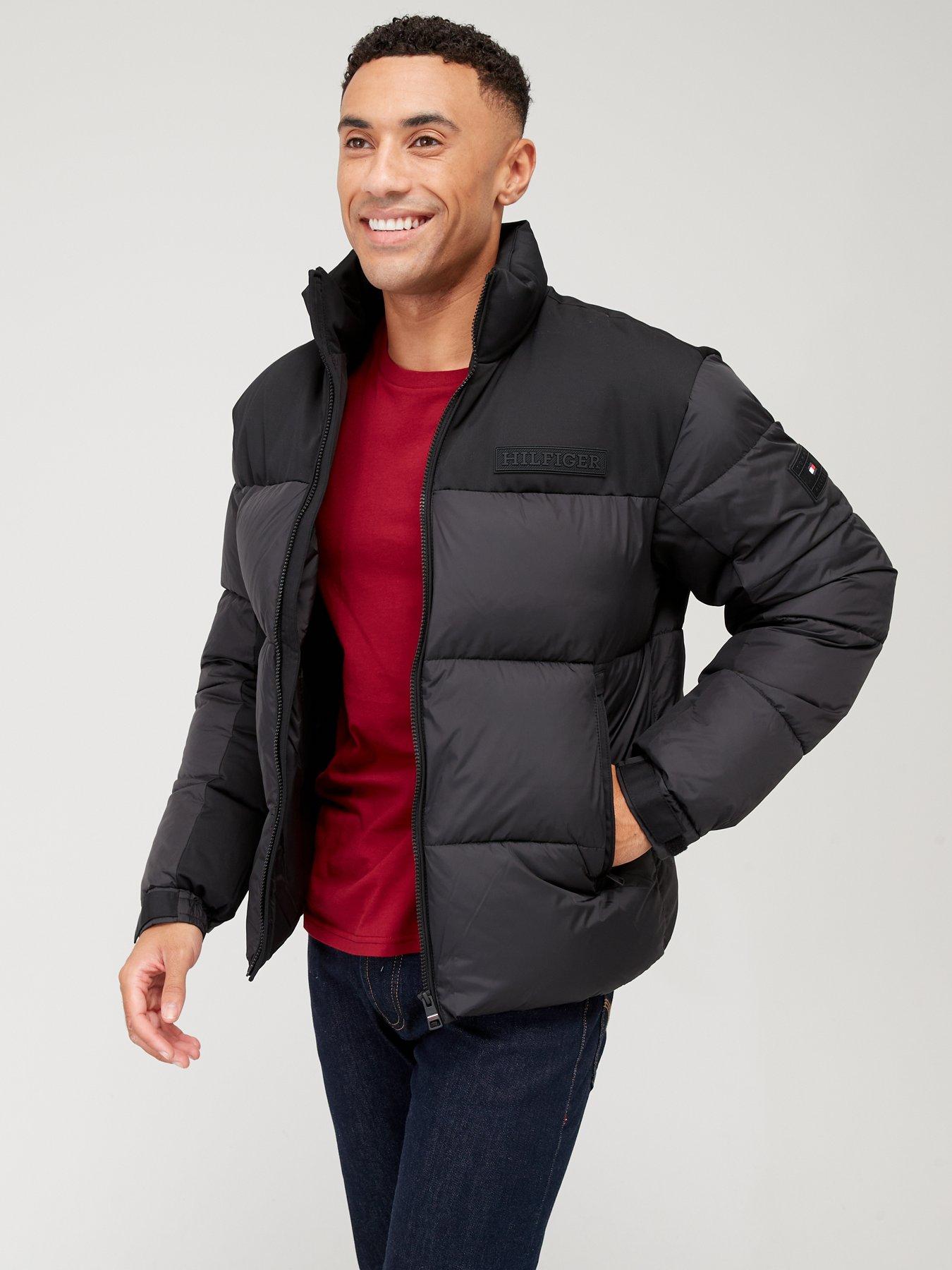 Tommy Hilfiger Big & Tall Men's Red Quilted Puffer Hooded Jacket $275