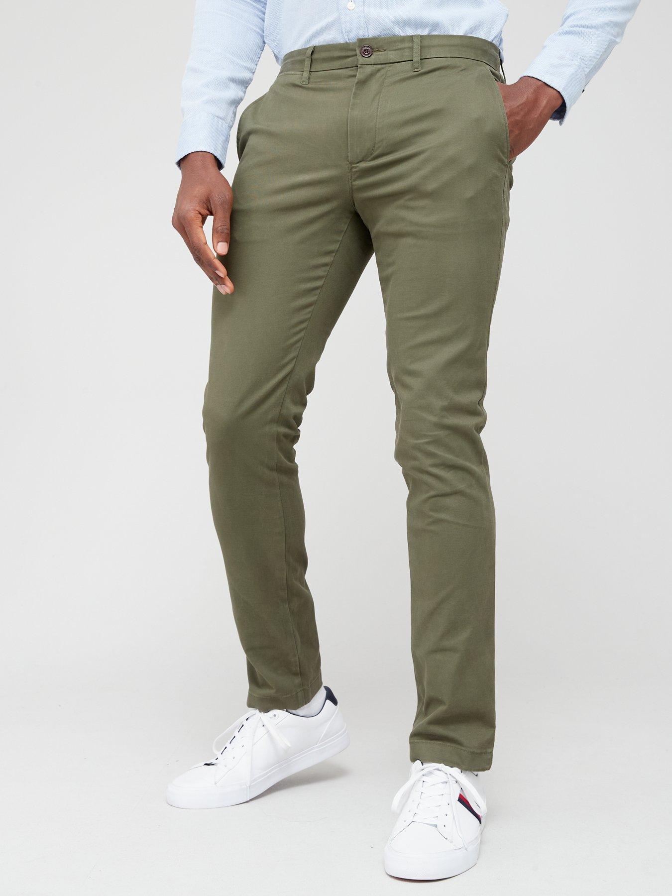 Green tommy shop hilfiger pants