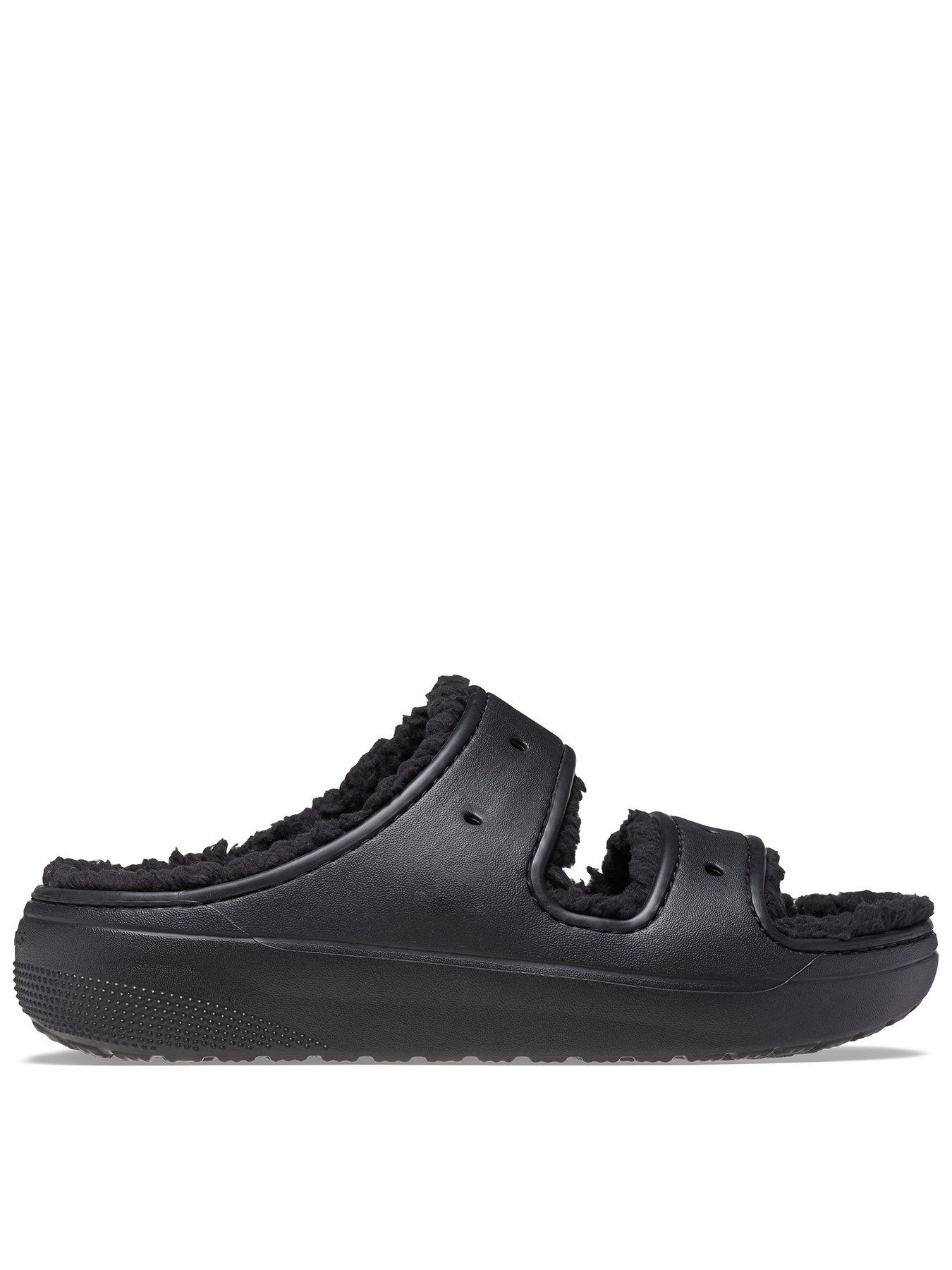 Crocs discount slides black