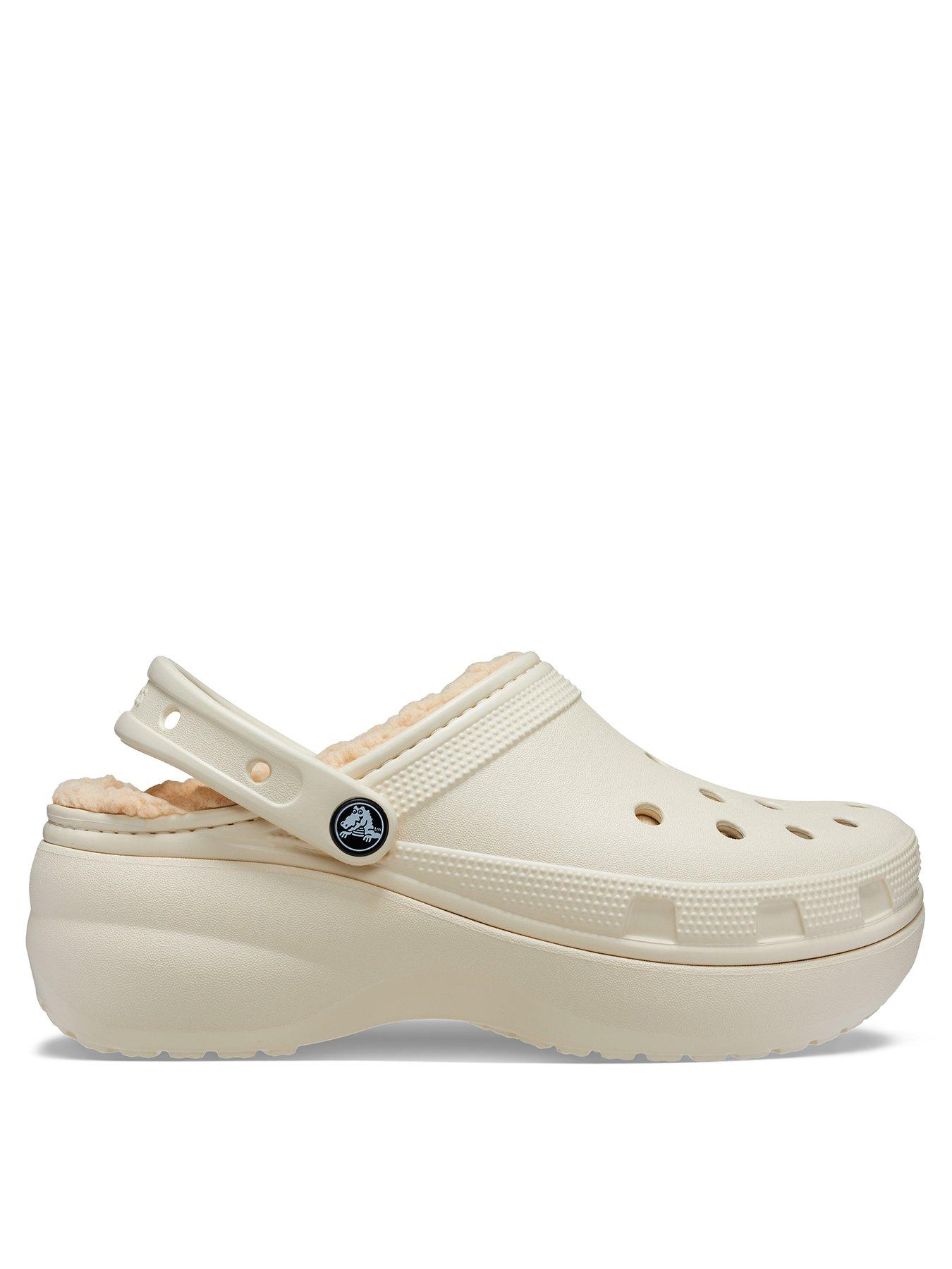 Crocs Classic Platform Lined - Bone