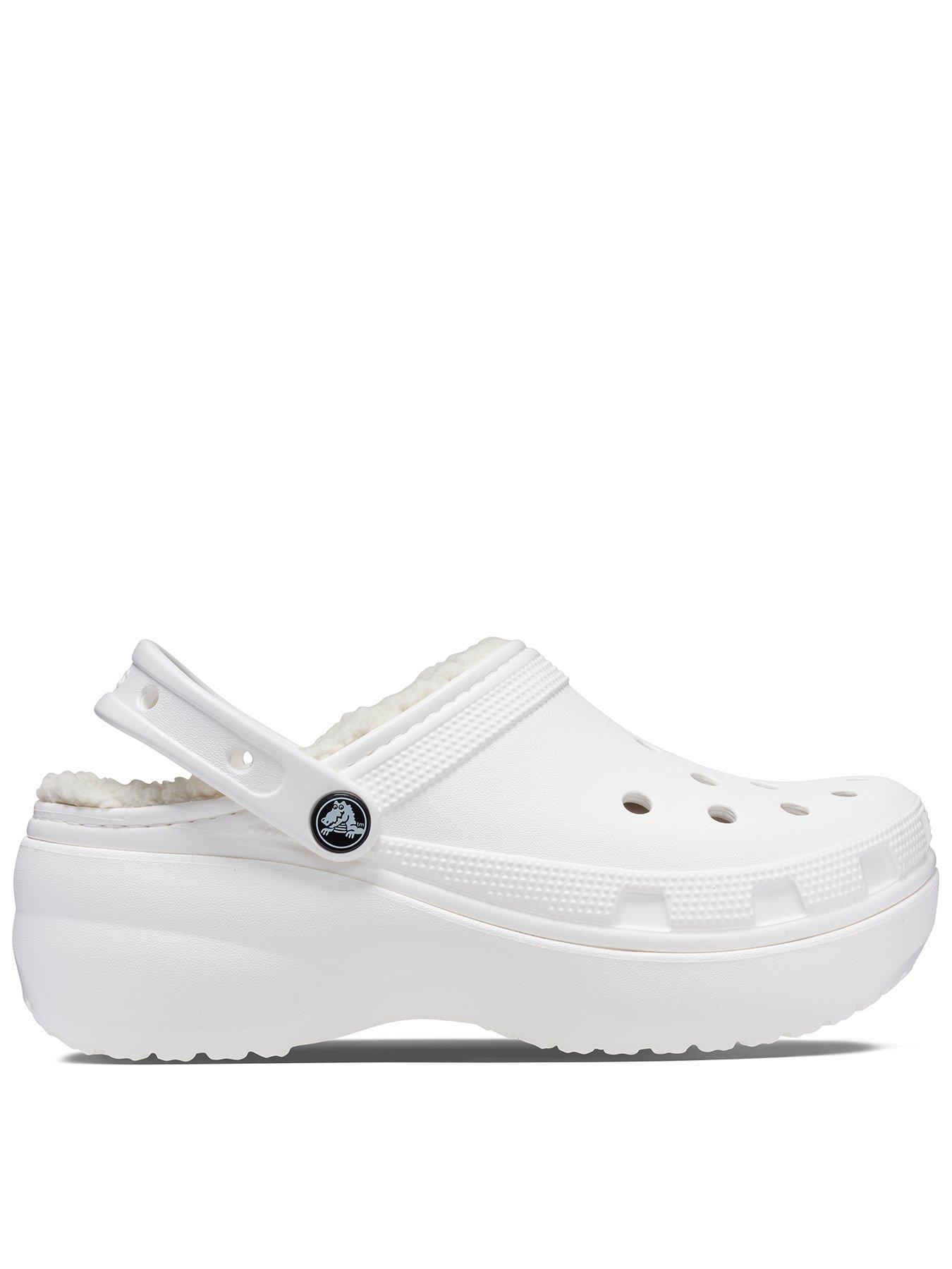 Crocs best sale white platform