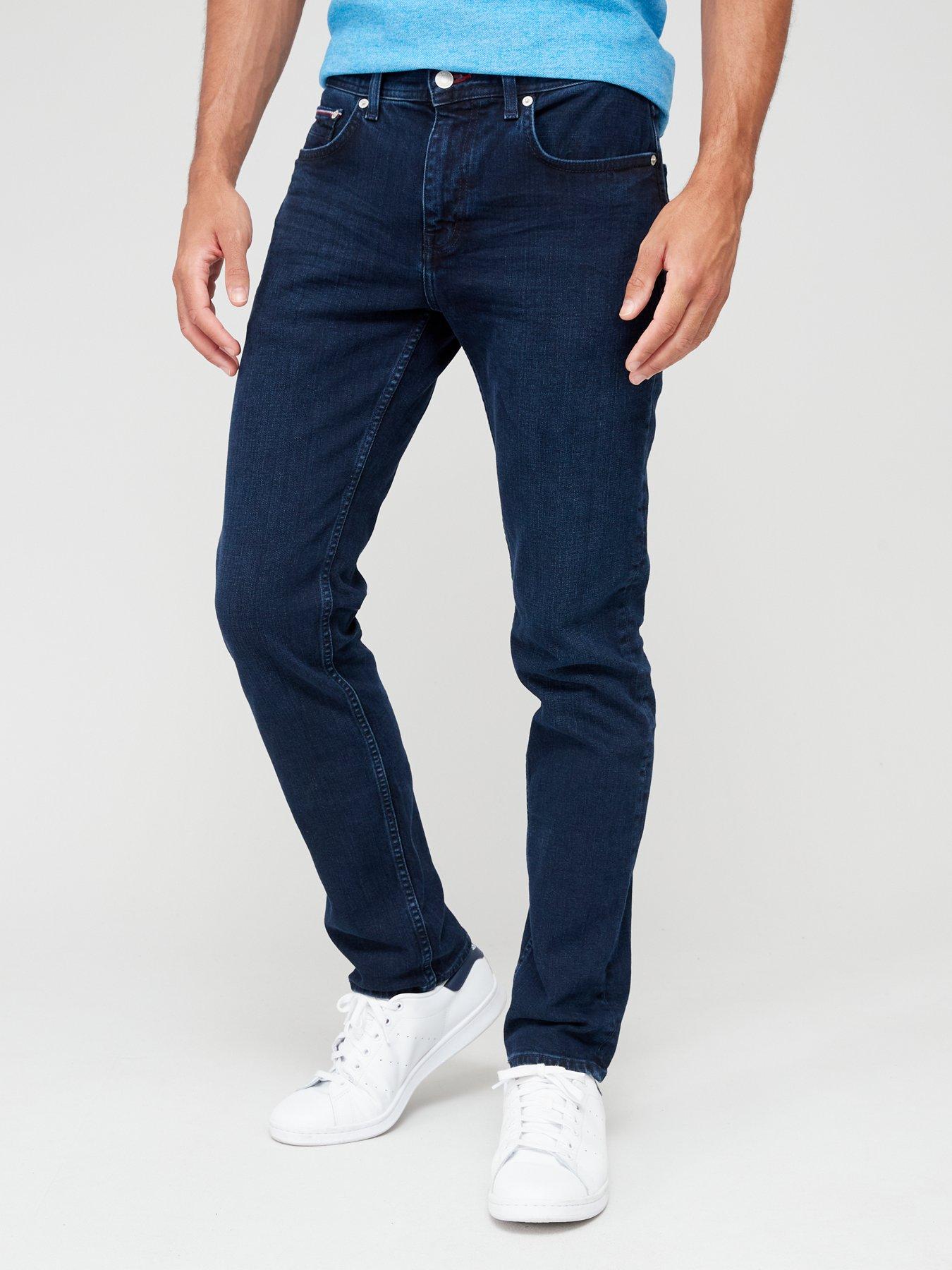 Tommy Hilfiger MODERN STRAIGHT DARK - Straight leg jeans - blue denim 