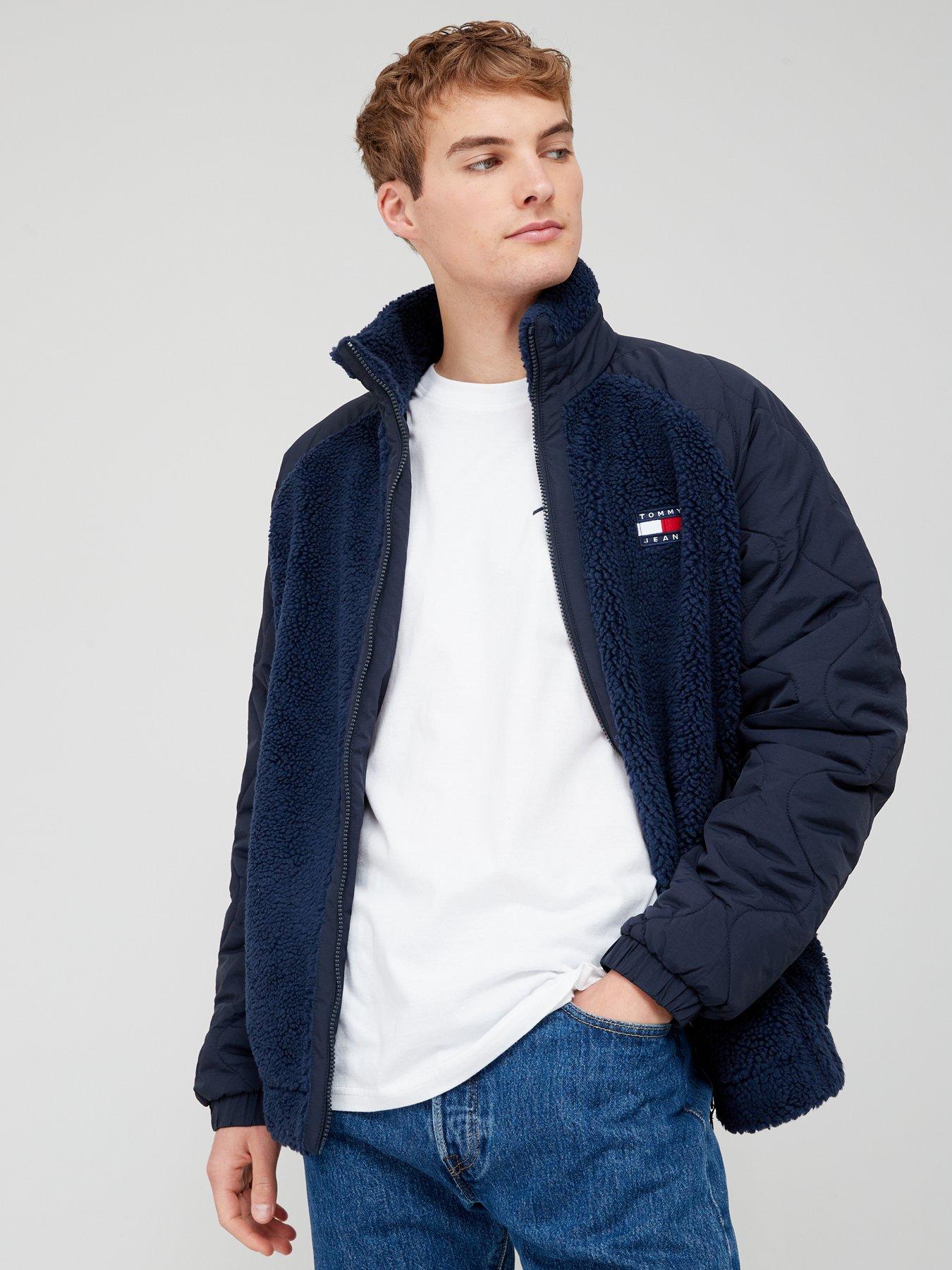 Tommy jeans denim on sale sherpa jacket