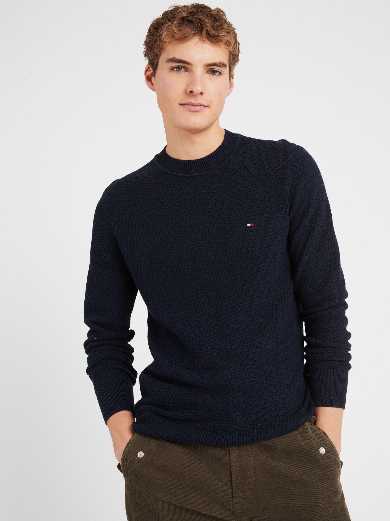 Tommy crew hot sale neck jumper