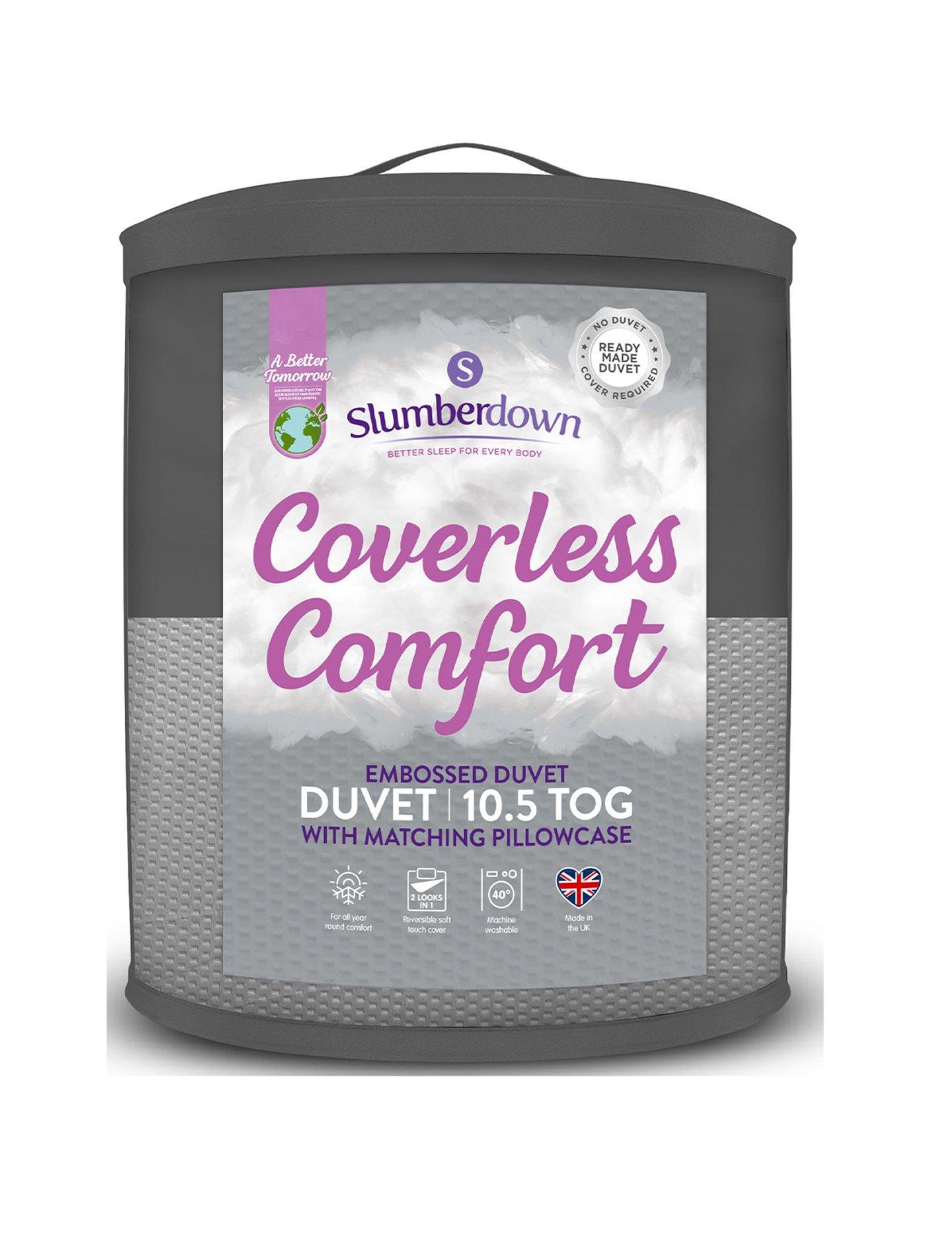 slumberdown-coverless-comfort-embossed-waffle-105-tog-duvet-grey