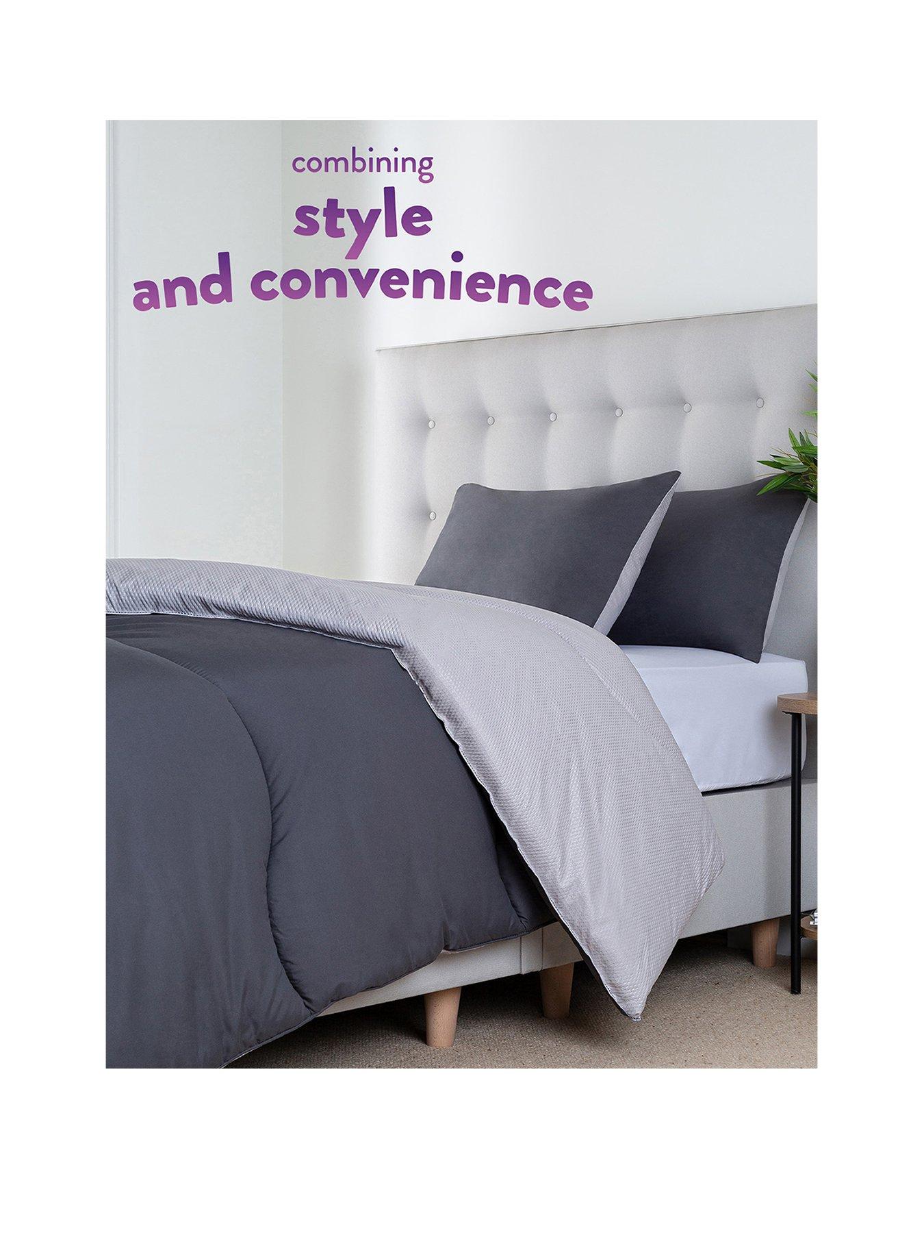 slumberdown-coverless-comfort-embossed-waffle-105-tog-duvet-greystillFront