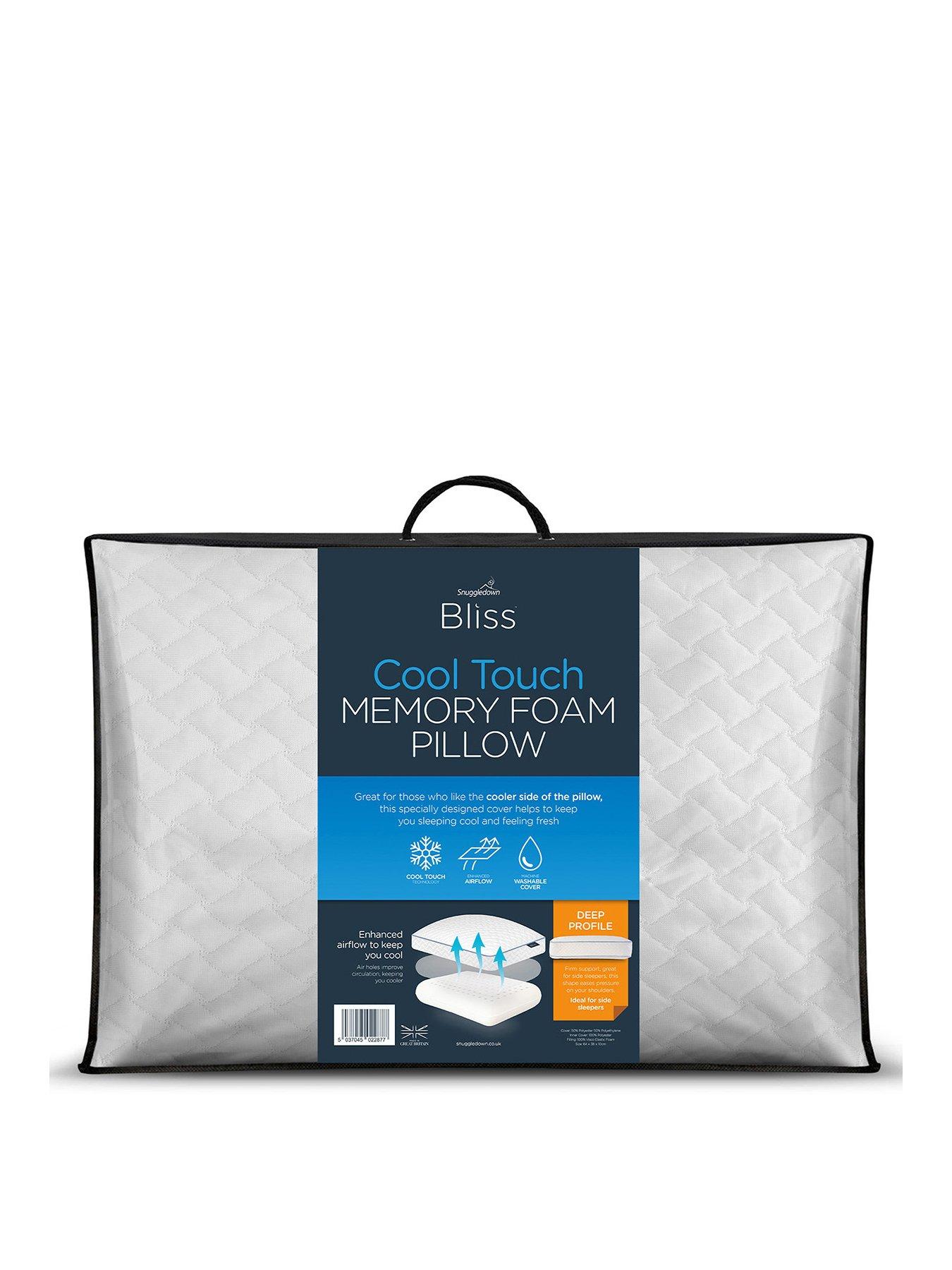 Snuggledown of Norway Bliss Extra Deep Cool Touch Pillow - White