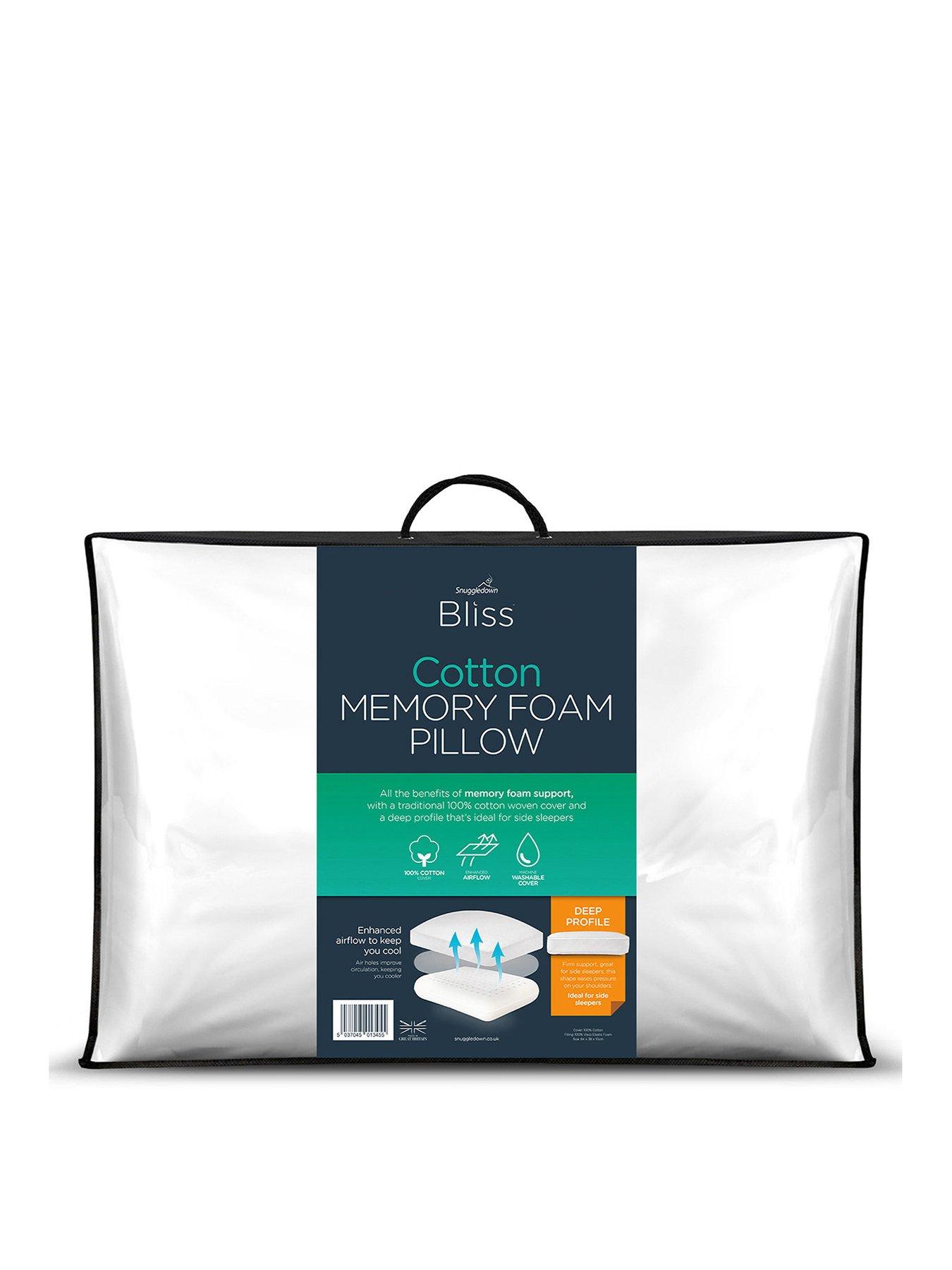 Snuggledown of Norway Bliss Extra Deep Cotton Touch Pillow Very