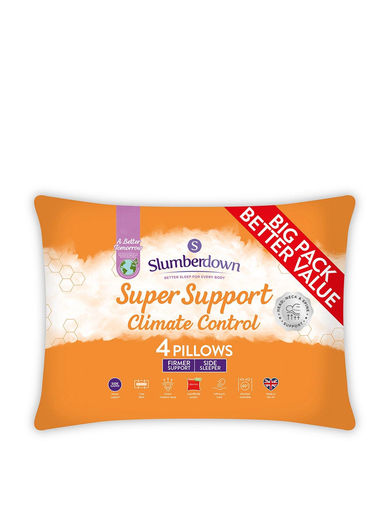 slumberdown-climate-control-super-support-pack-of-4-pillows-whitefront