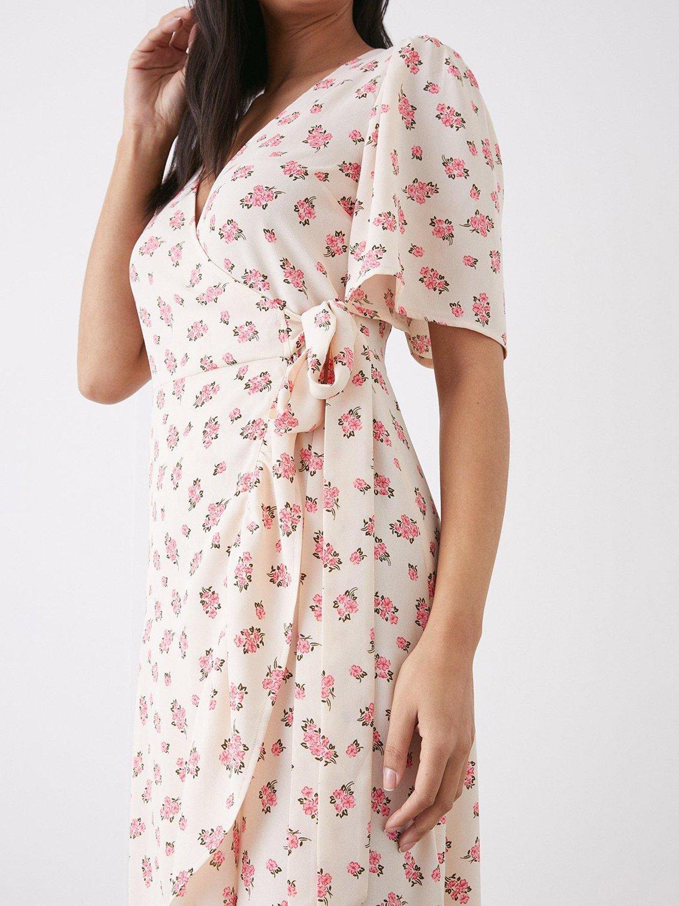 Chi Chi London Curve Floral Midi Dress, $99, Dorothy Perkins