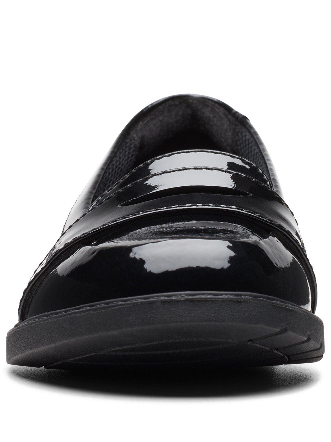 Image 3 of 6 of Clarks Kid Scalaloafer School Shoe - Black