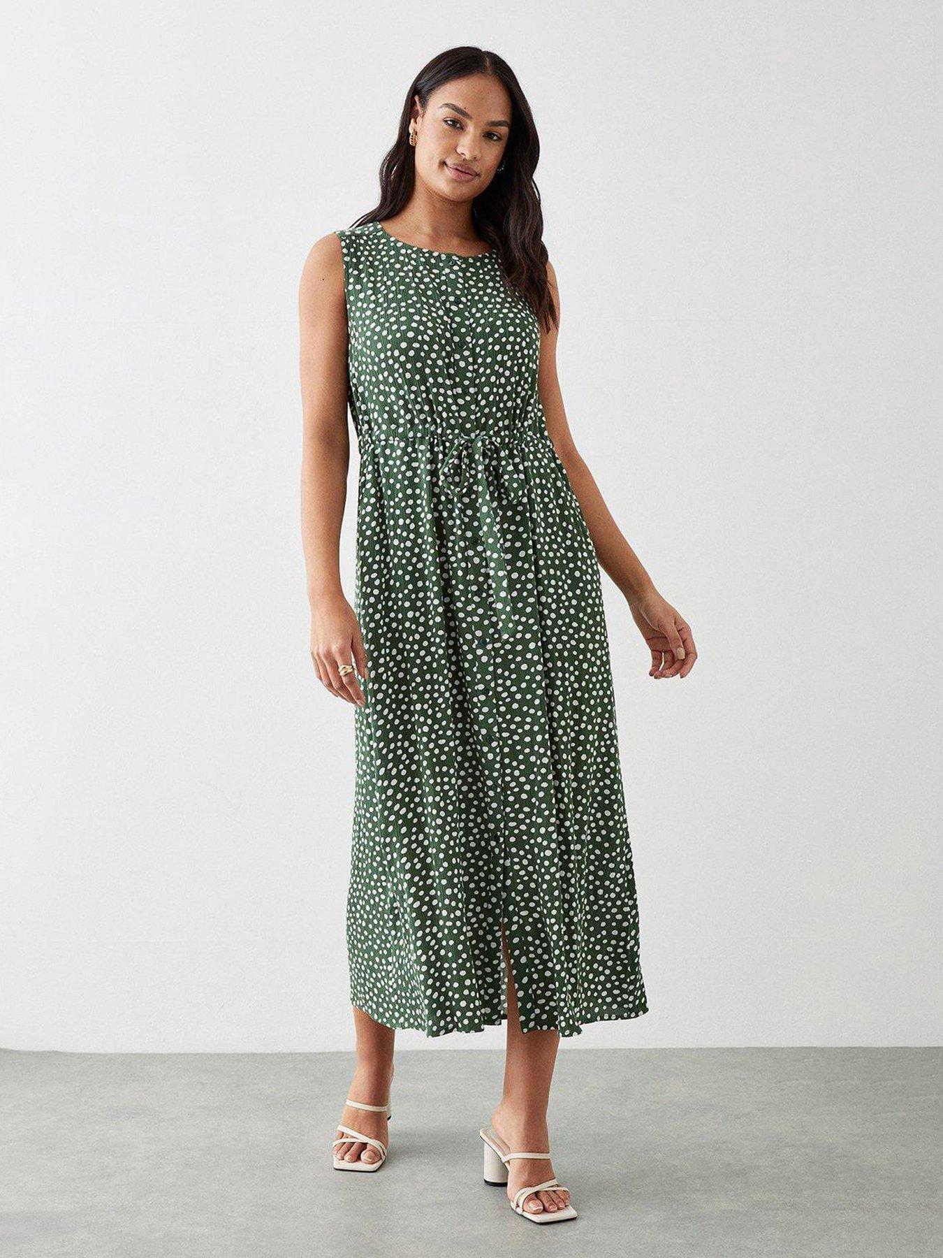 Freida animal midi outlet dress