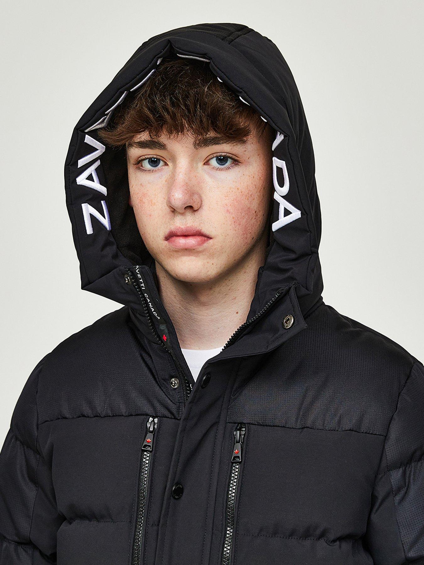 zavetti-canada-junior-raffino-puffer-jacket-blackdetail