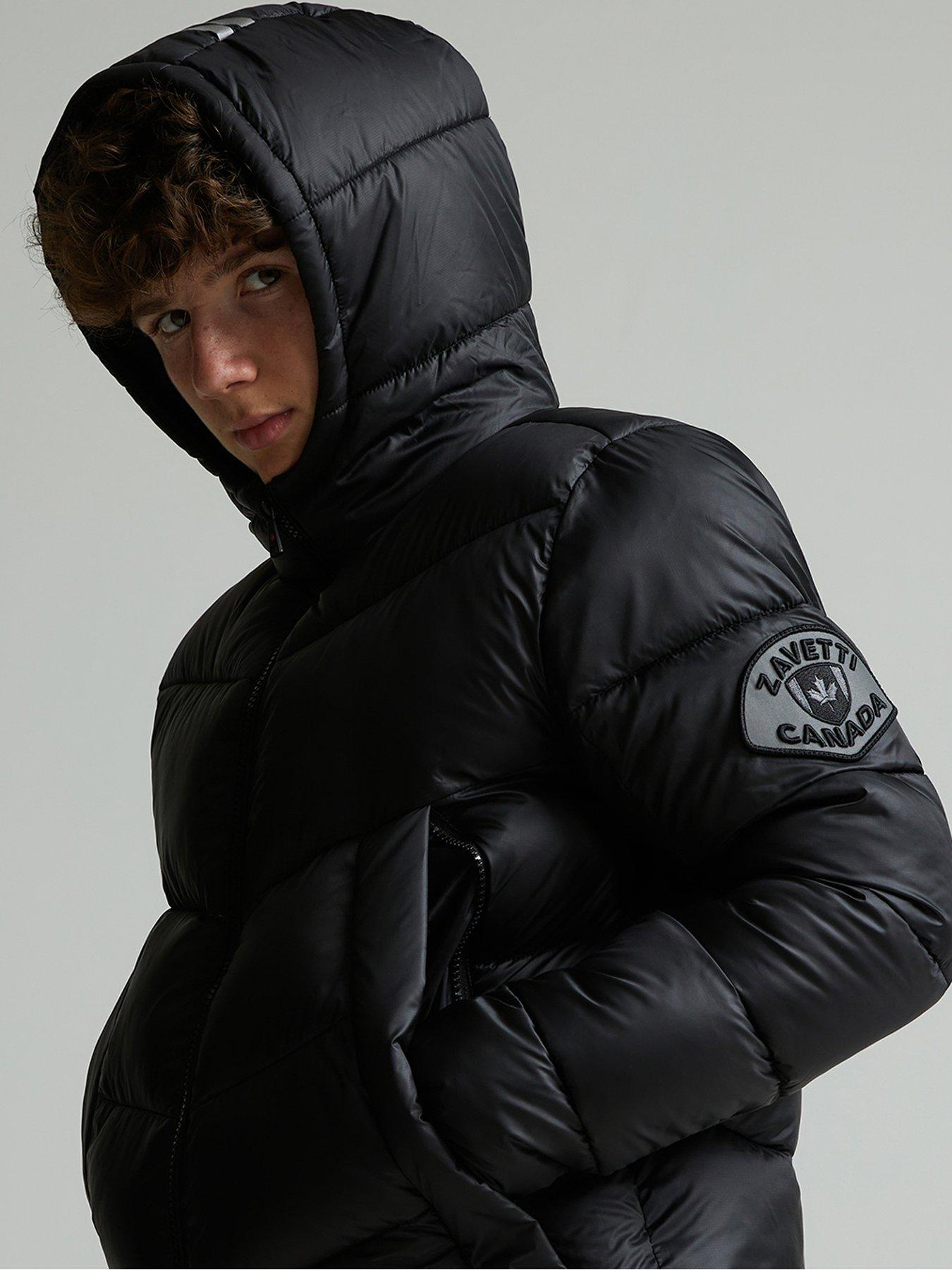 Image 5 of 5 of Zavetti Canada Junior Boys Merciato Padded Jacket - Black