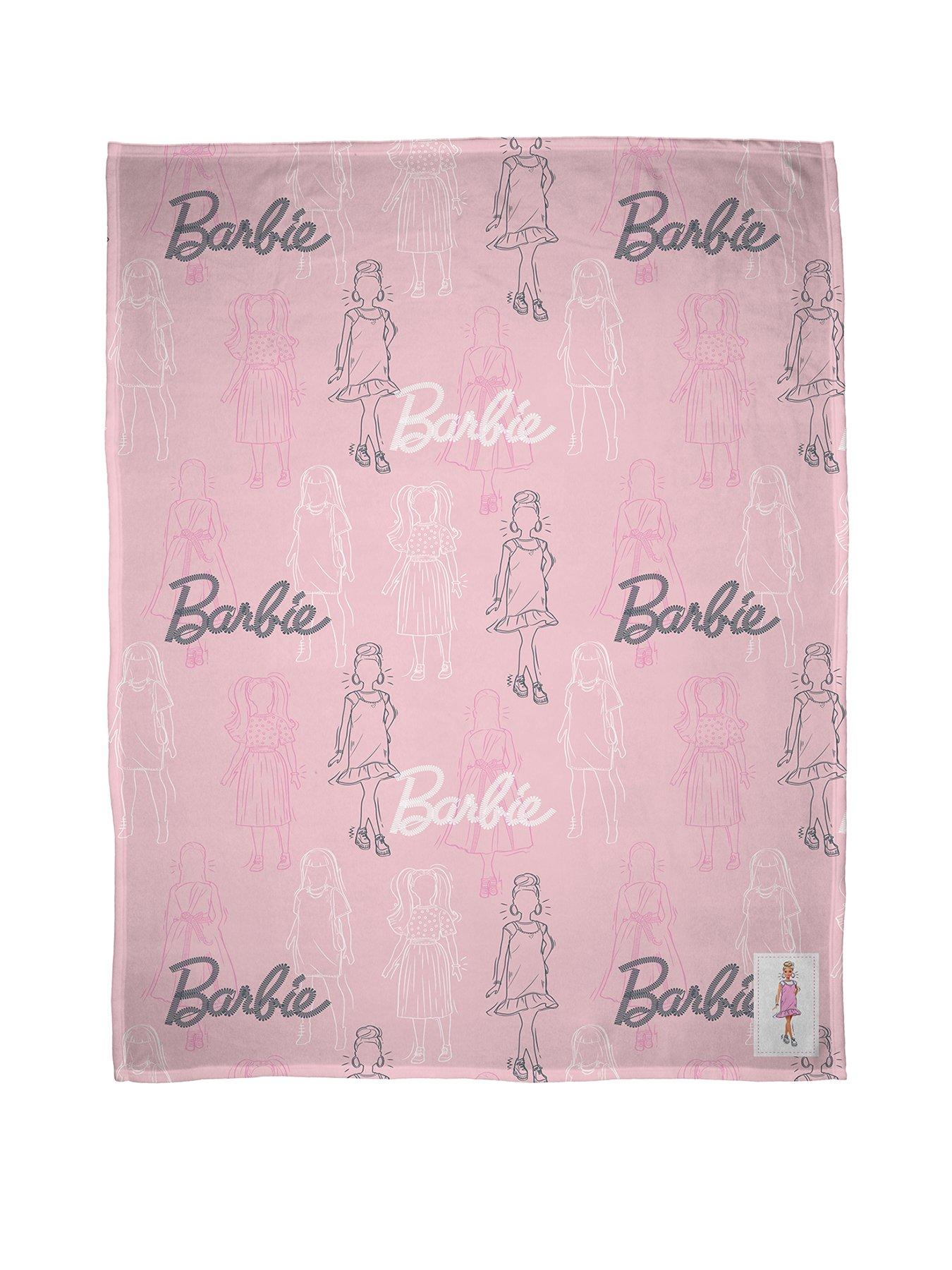 barbie-figures-fleece-blanket-multistillFront