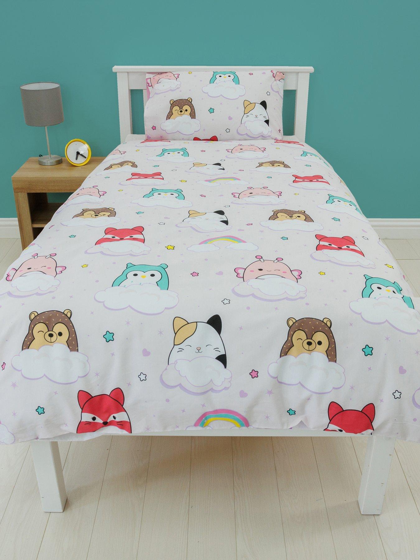 Image 3 of 6 of Squishmallows Bright Panel Single Duvet Cover Set - Multi