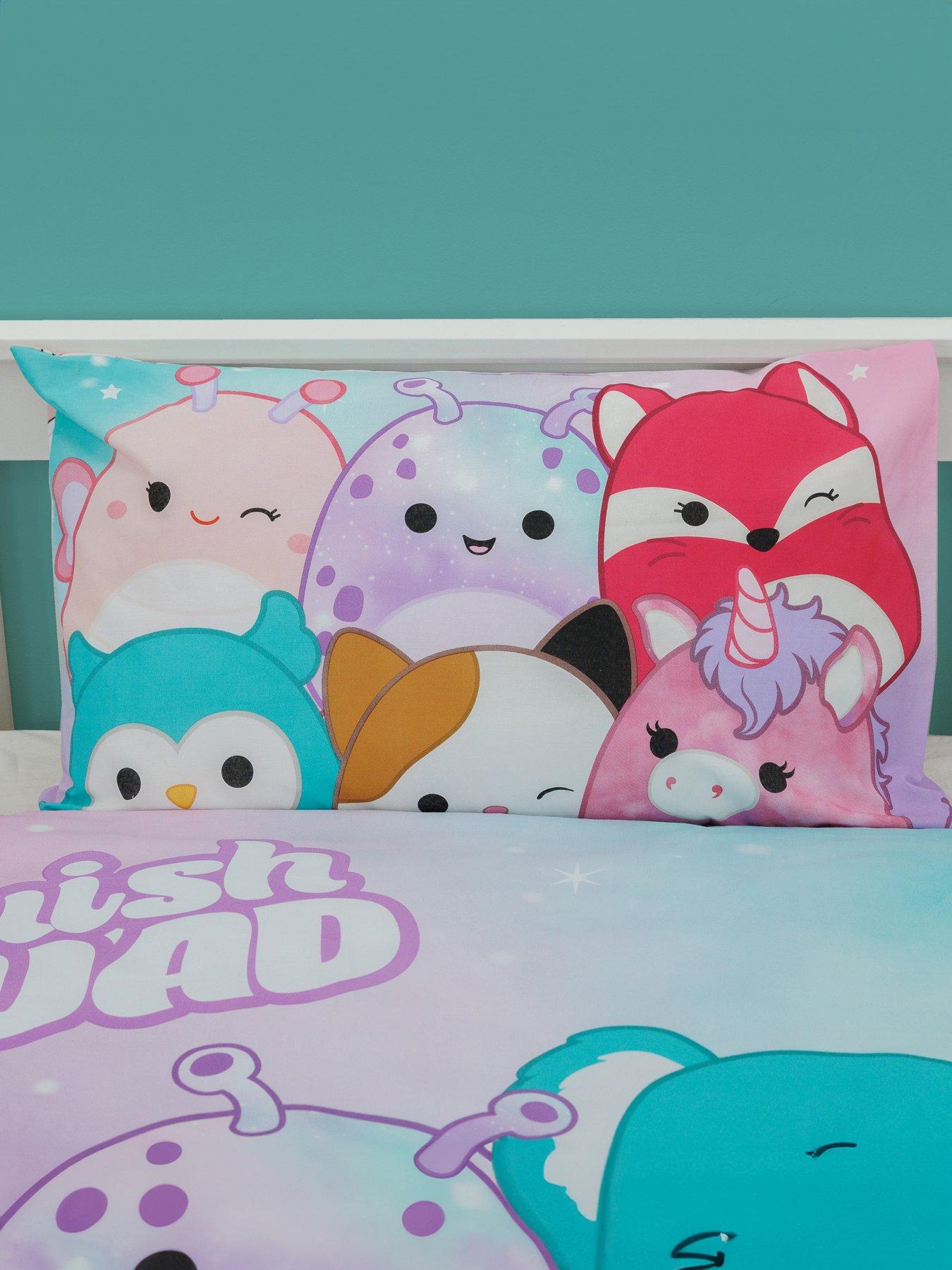 Image 4 of 6 of Squishmallows Bright Panel Single Duvet Cover Set - Multi