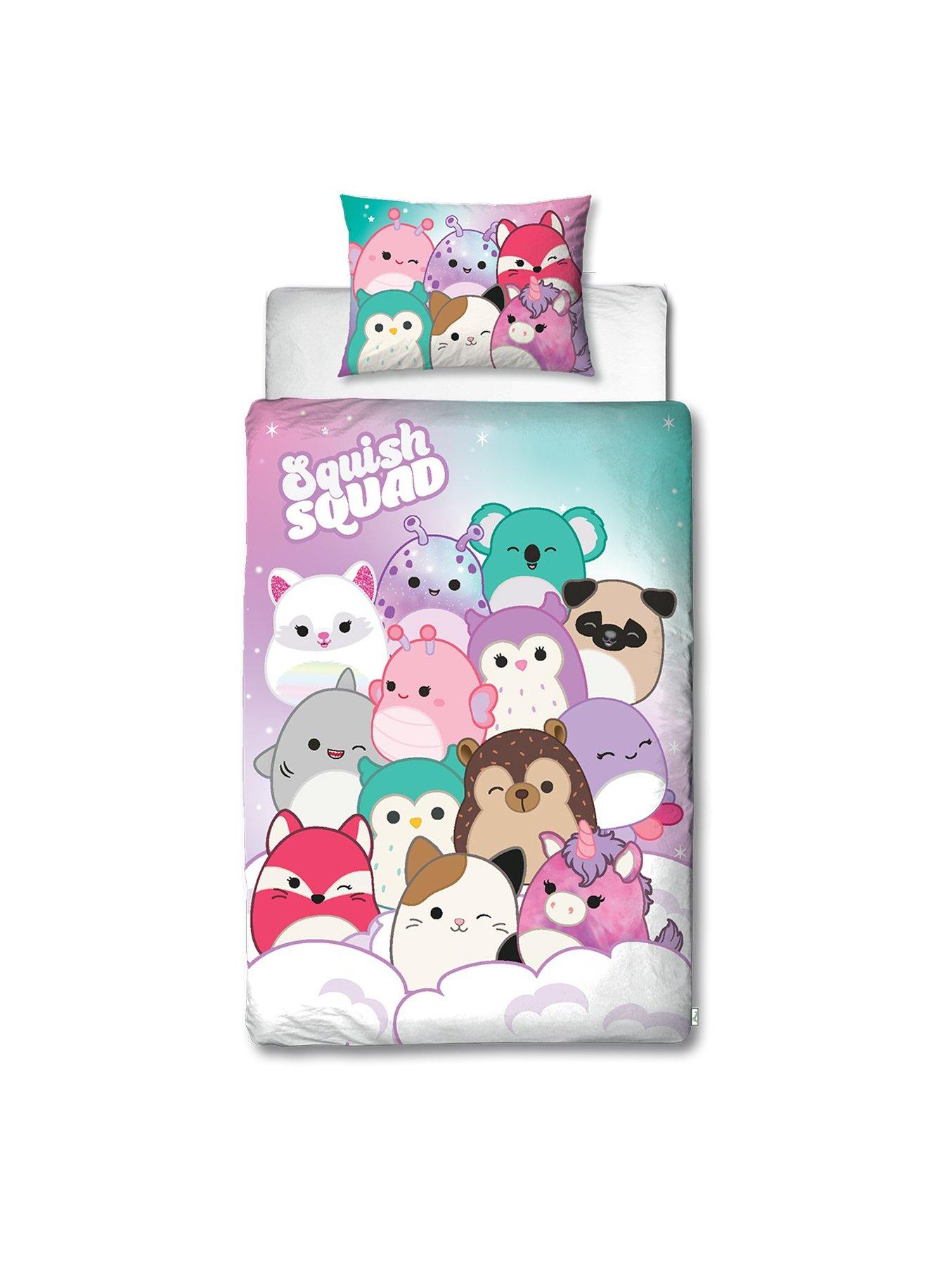 Image 5 of 6 of Squishmallows Bright Panel Single Duvet Cover Set - Multi