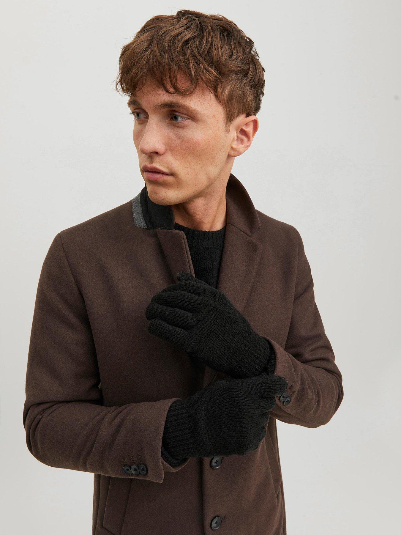 jack-jones-jack-amp-jones-barry-knitted-gloves-blackstillFront