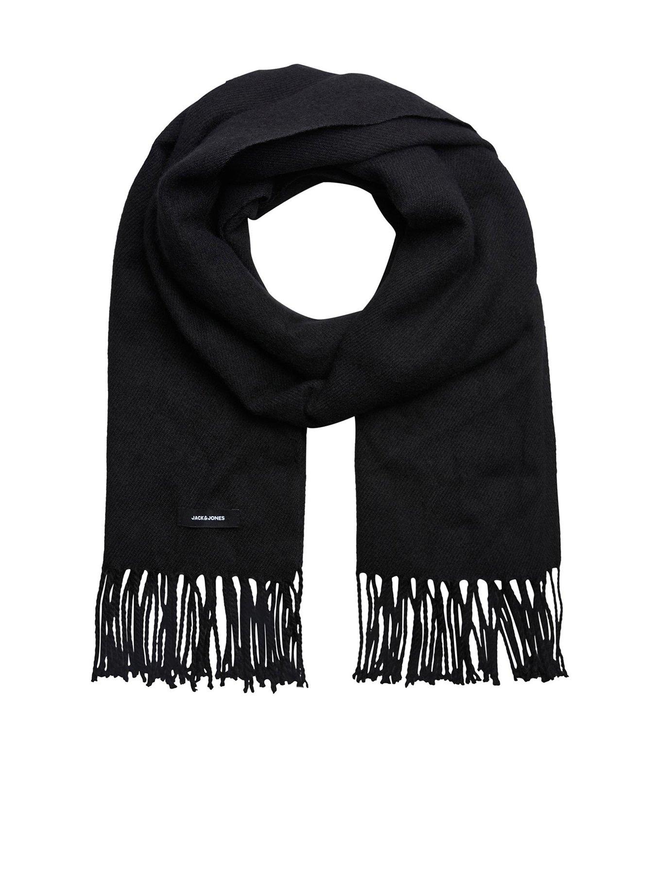 jack-jones-jack-amp-jones-solid-woven-scarf-black