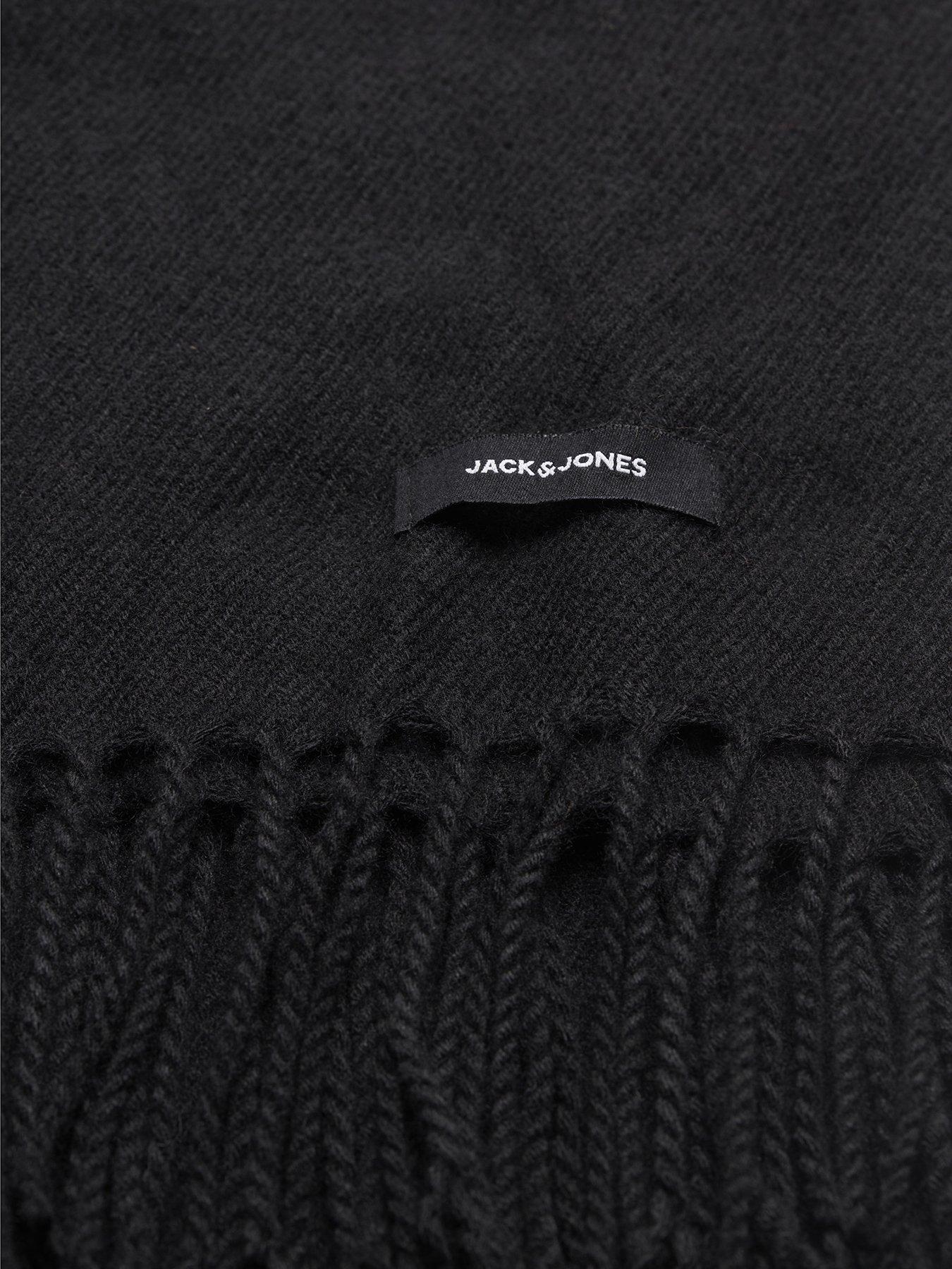 jack-jones-jack-amp-jones-solid-woven-scarf-blackback