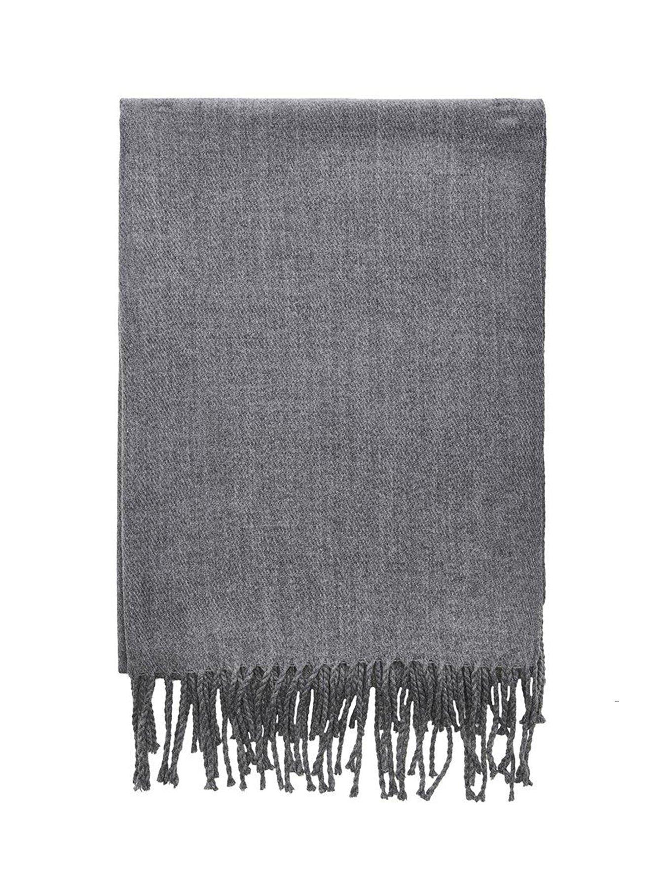 Image 2 of 3 of Jack & Jones Jack &amp; Jones Solid Woven Scarf - Grey