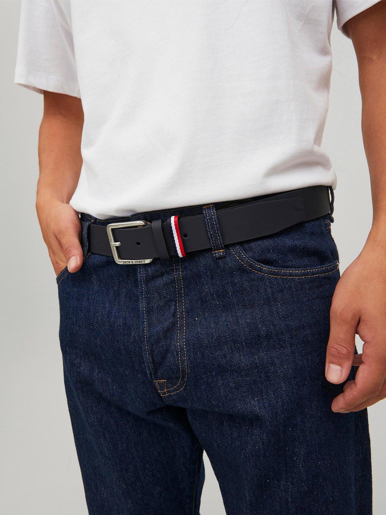 jack-jones-leather-belt-blackstillFront