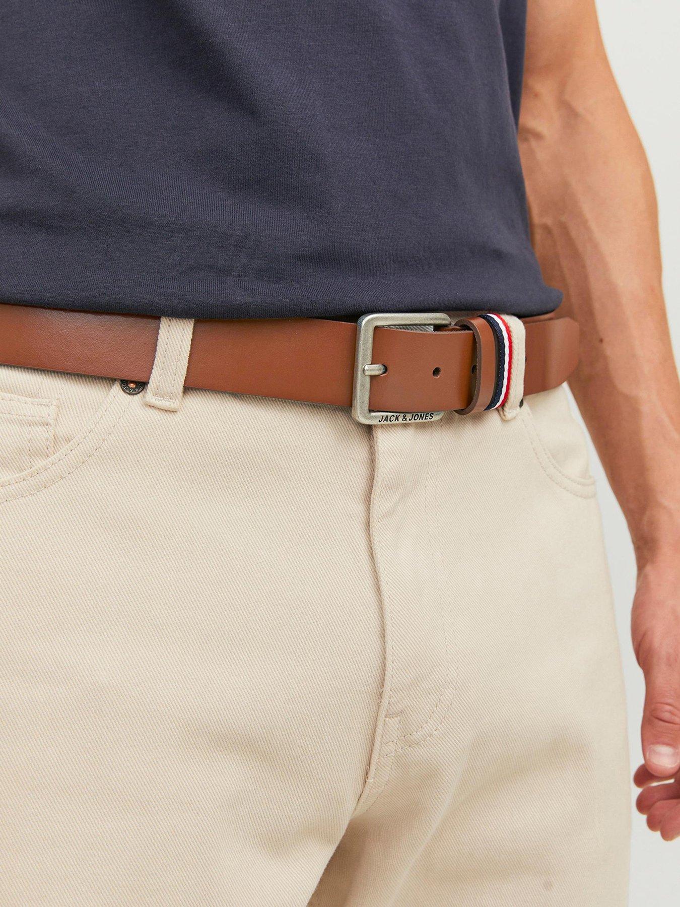 jack-jones-leather-belt-brownstillFront