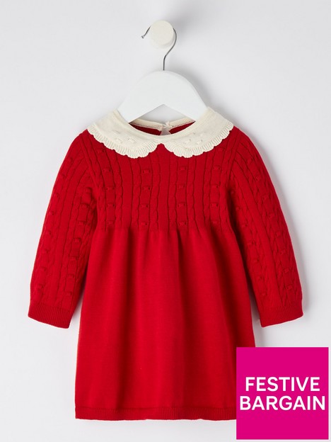 lucy-mecklenburgh-knitted-collar-dress-rednbsp
