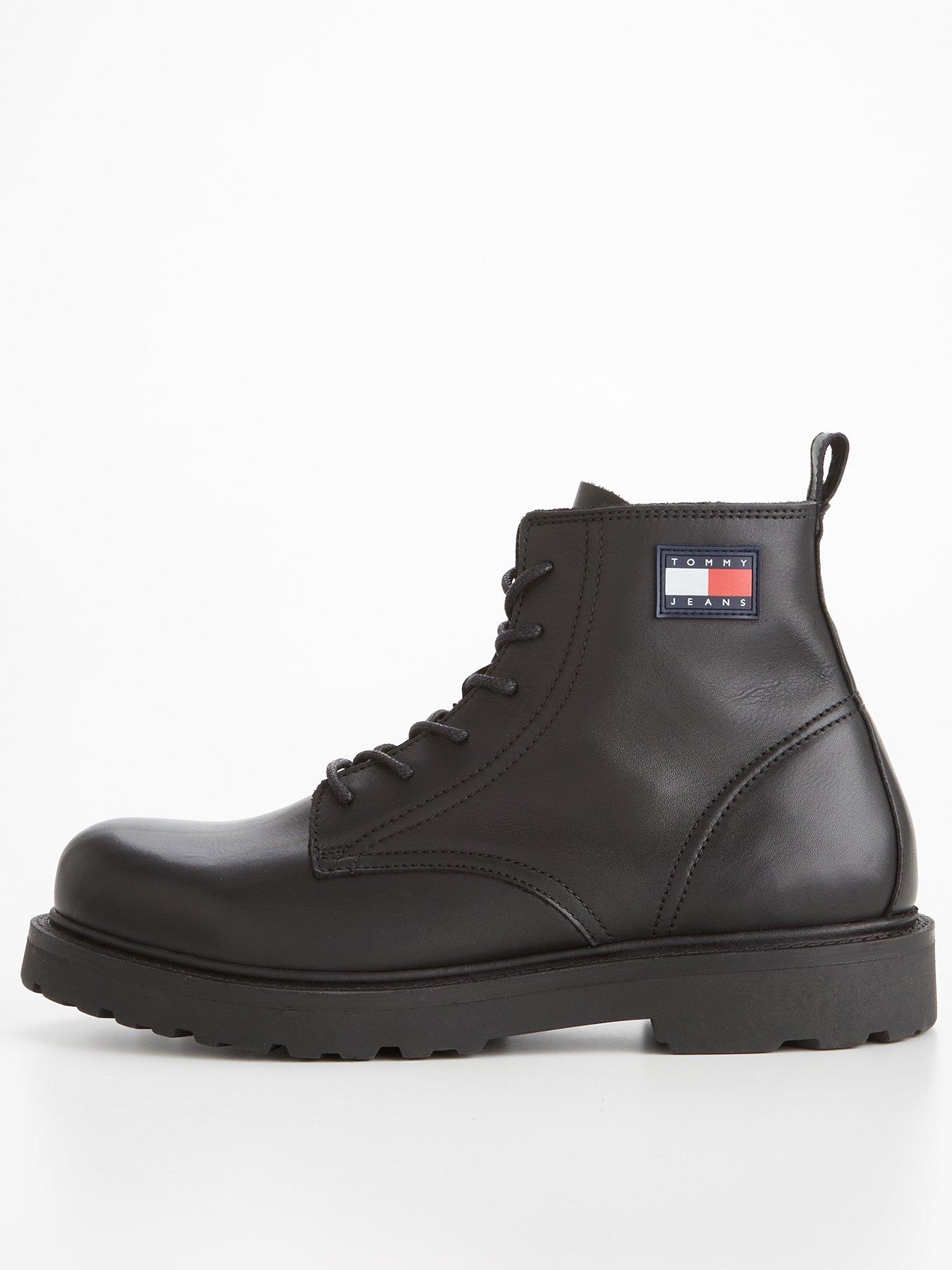 Tommy jeans studs hot sale lace up boot