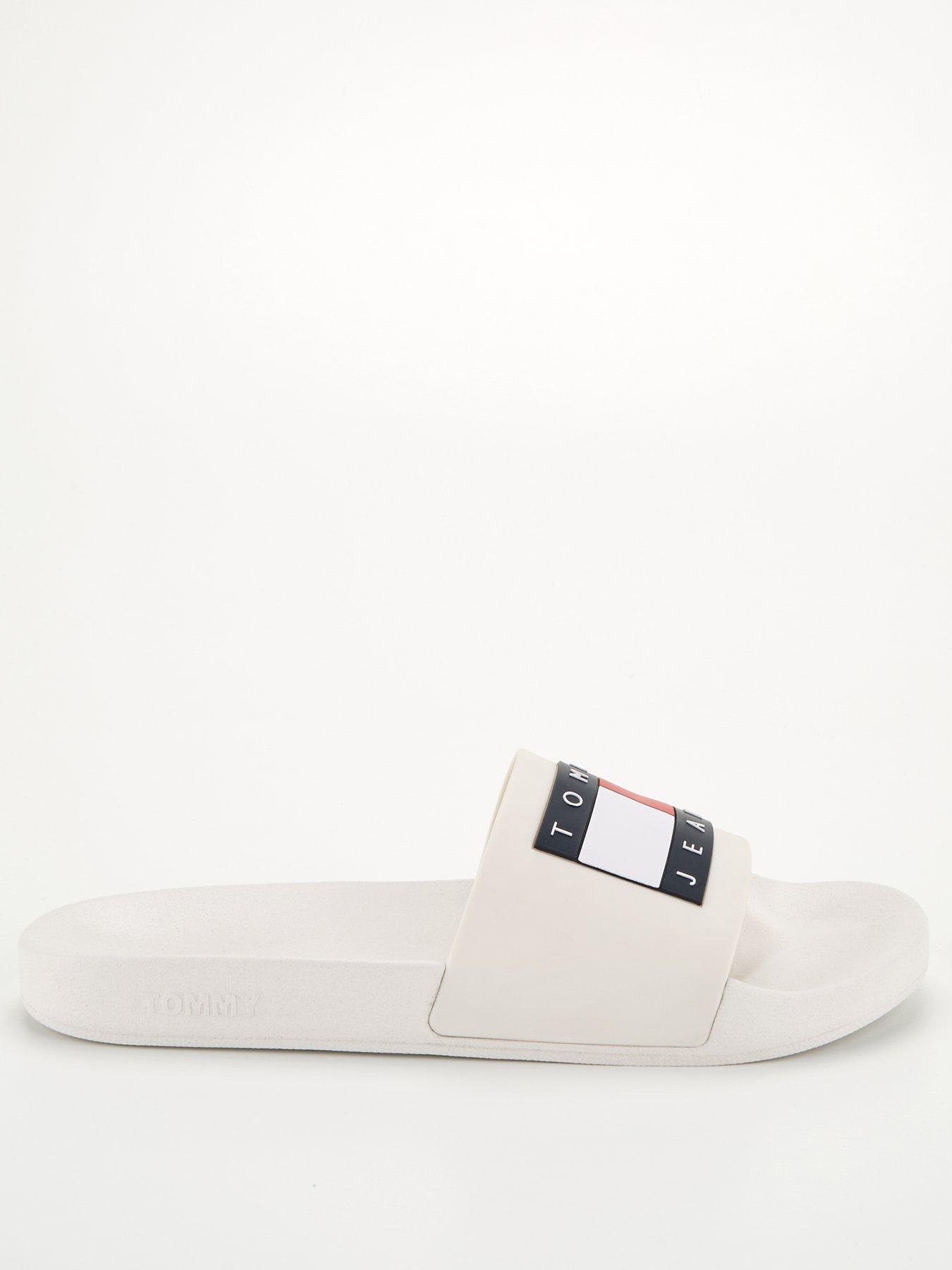Image 3 of 6 of Tommy Jeans Tommy Jeans Pool Slides - White