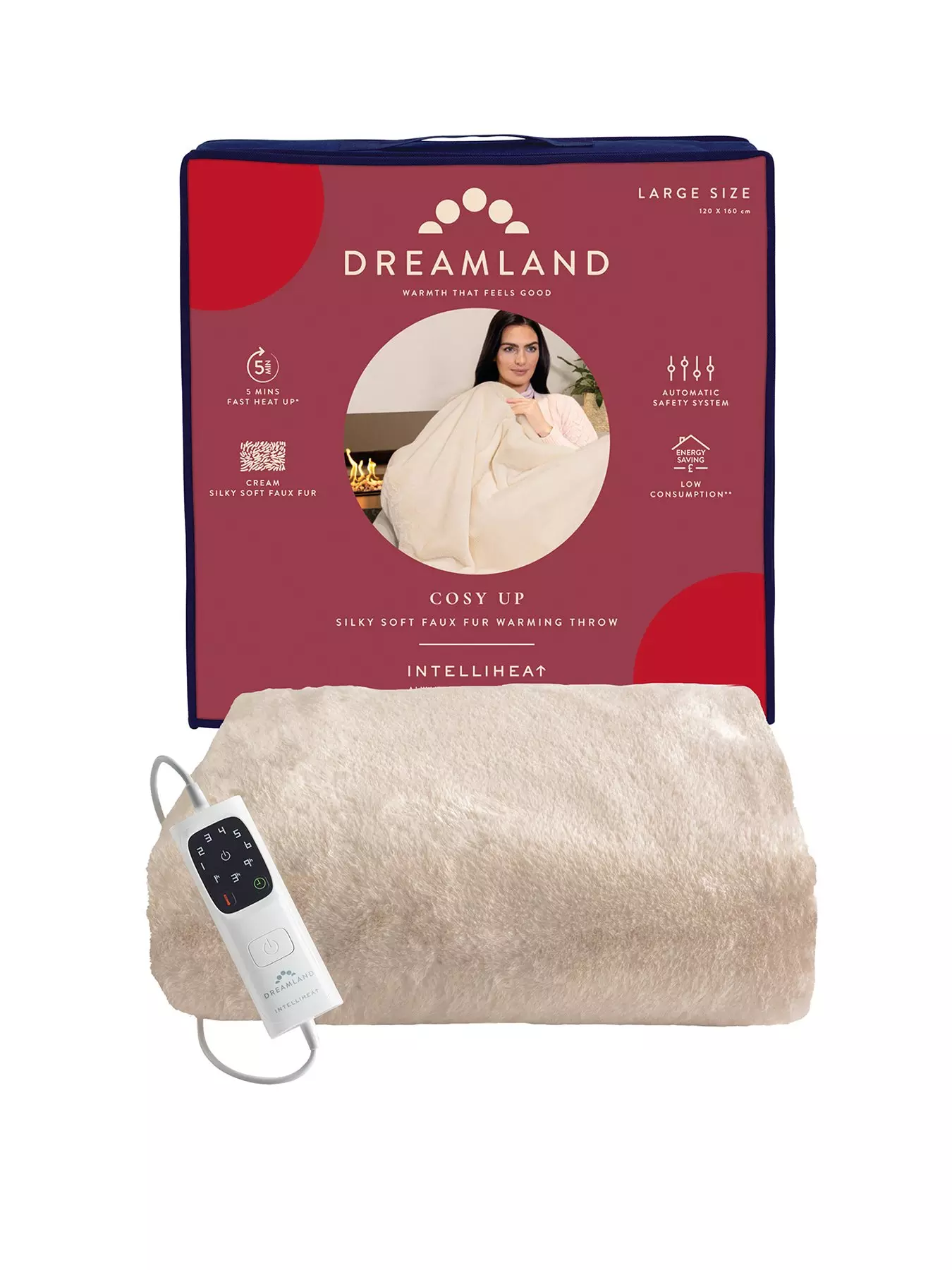 dreamland intelliheat electric blanket king size