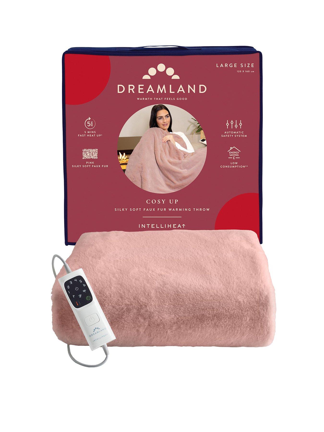 Dreamland Intelliheat Cuddle Up Heated Throw - Pink