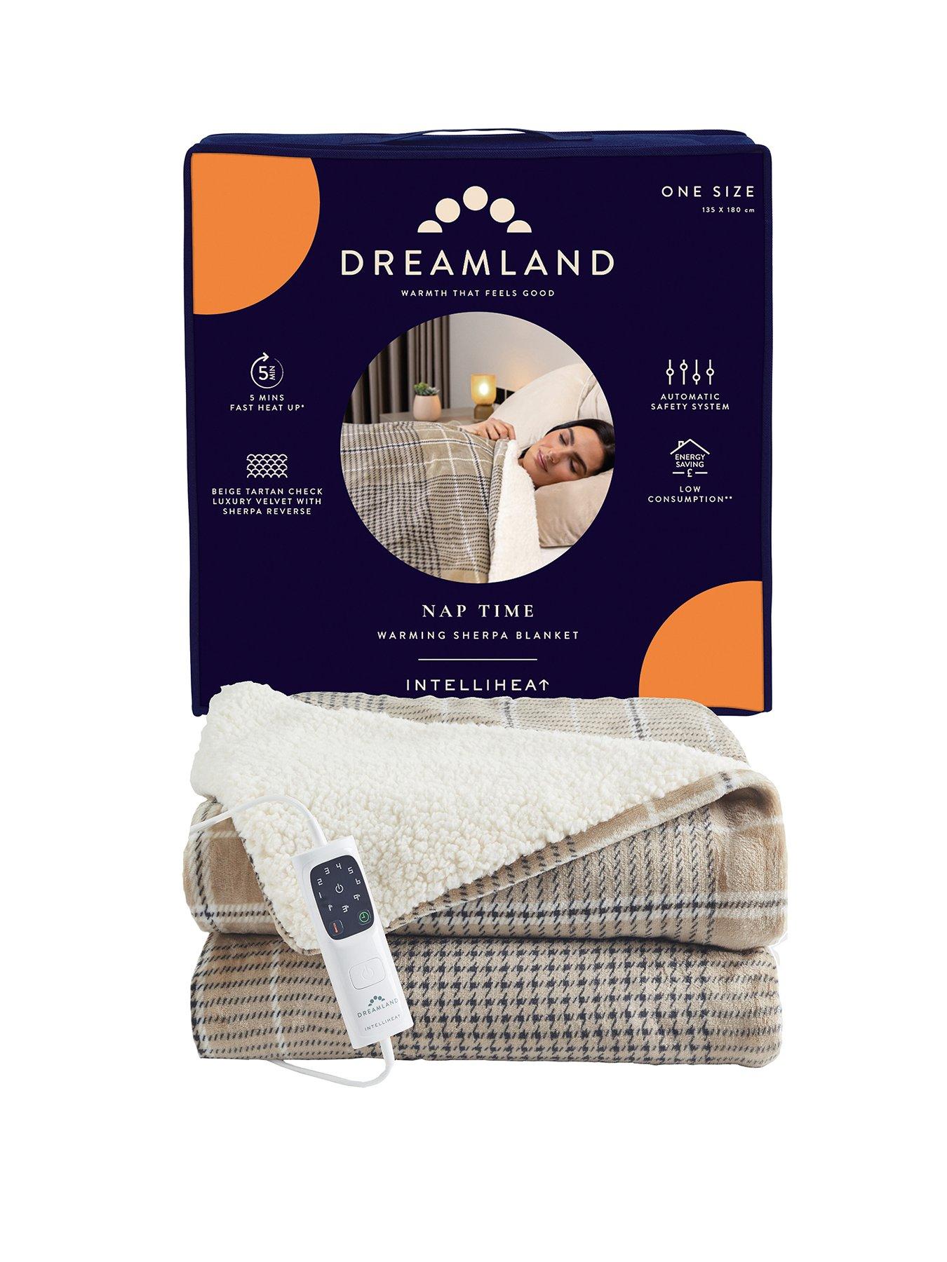 Dreamland sherpa electric underblanket king size hot sale