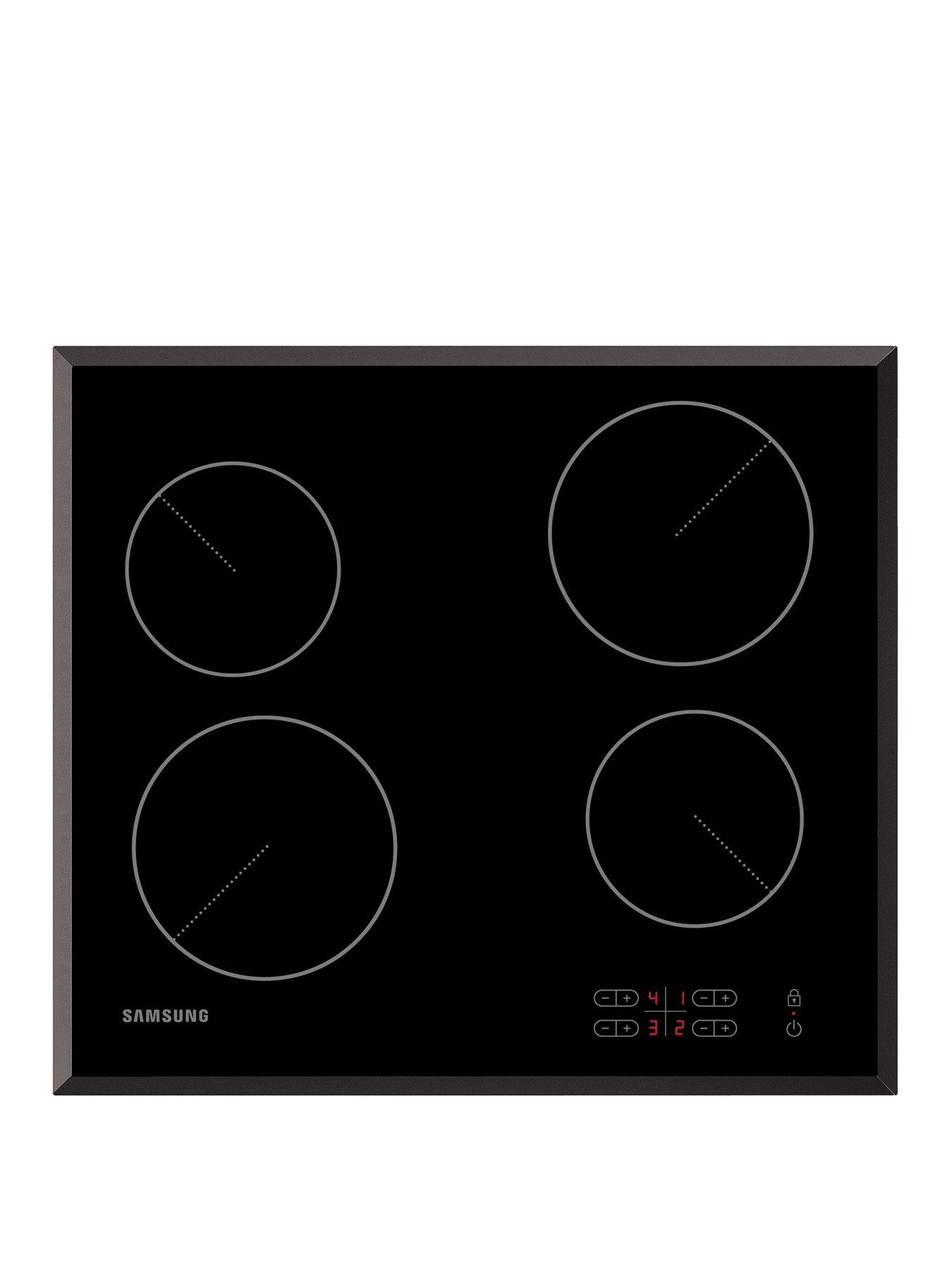 Image 1 of 2 of Samsung C61R2AEE Electric Ceramic Hob with Residual Heat indicator - Black