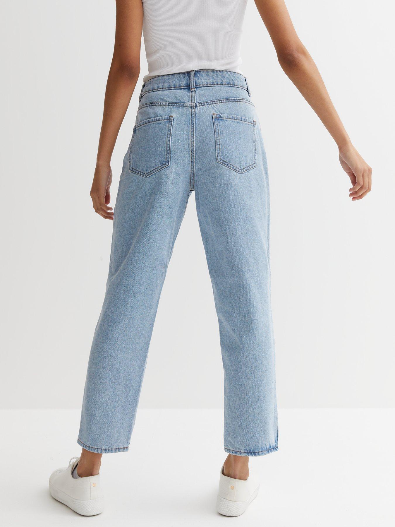 High Waisted Rigid Mom Jeans