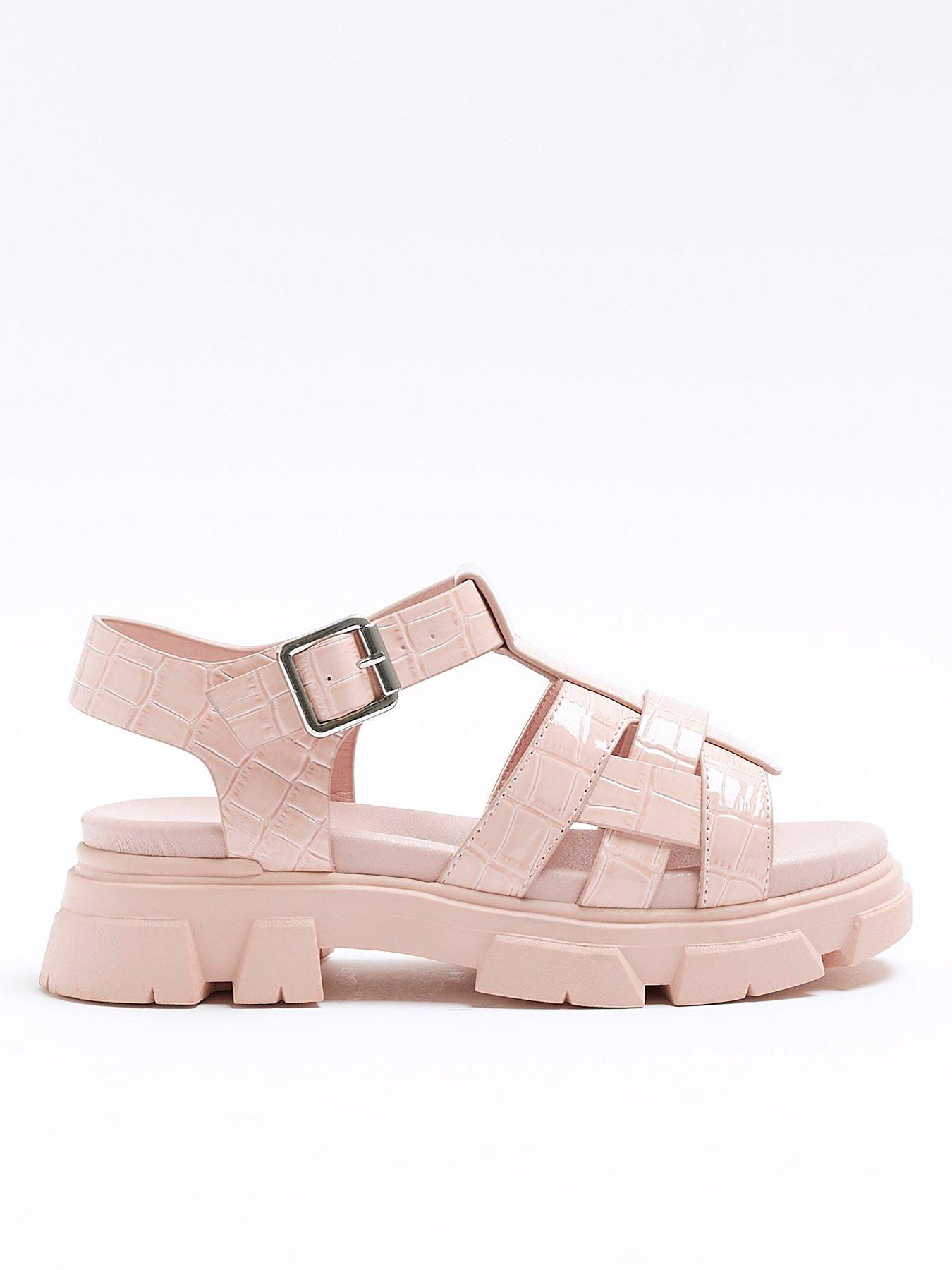 Girls buckle hot sale sandals