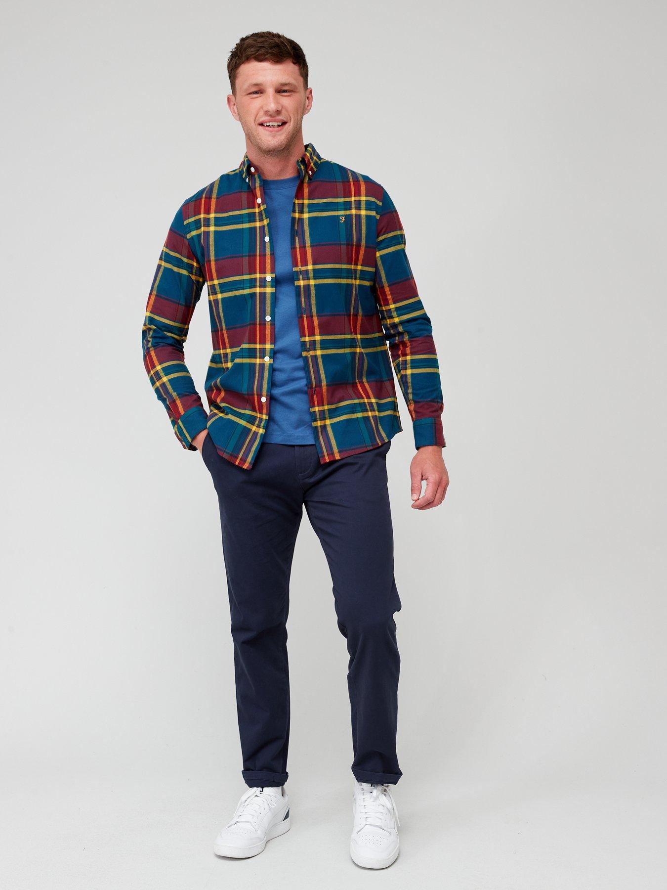 farah-giusto-long-sleeve-twill-check-shirt-dark-blueback