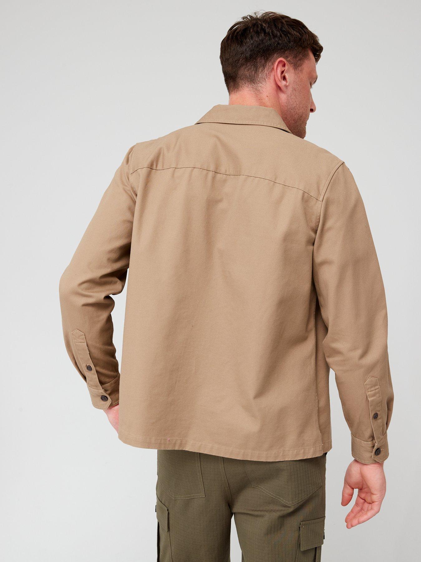 farah-peters-long-sleeve-twill-overshirt-beigestillFront