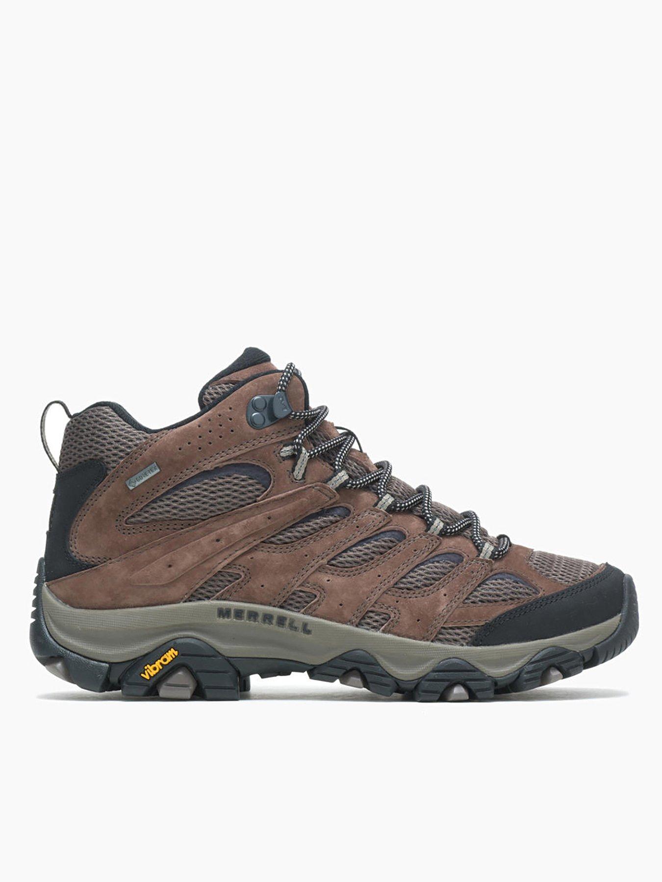 Image 1 of 6 of Merrell Mens Moab Mid Goretex Hiking Boots - Brown