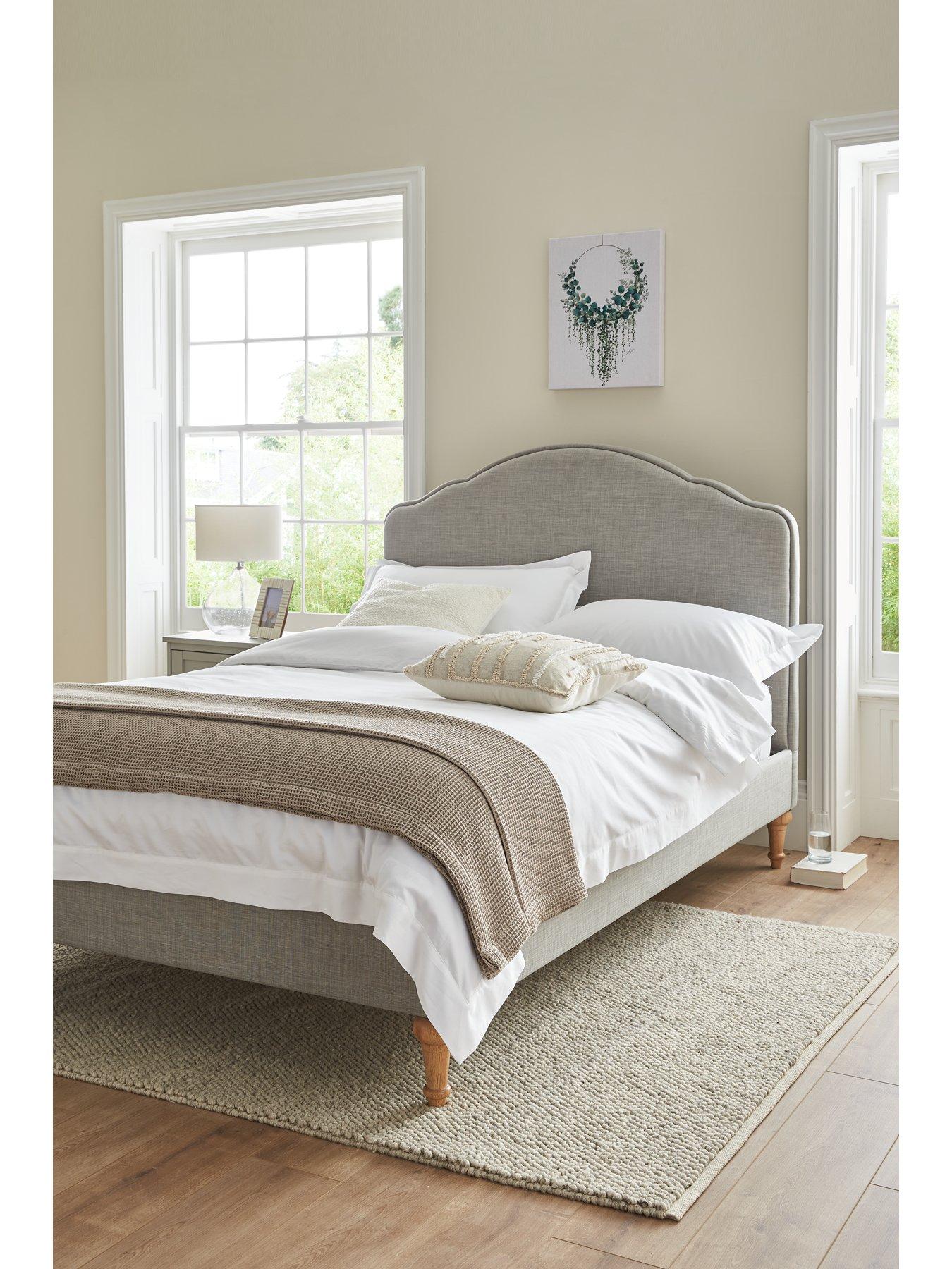 very-home-grace-fabric-bed-frame-with-mattress-options-buy-amp-savenbsp--fscreg-certified