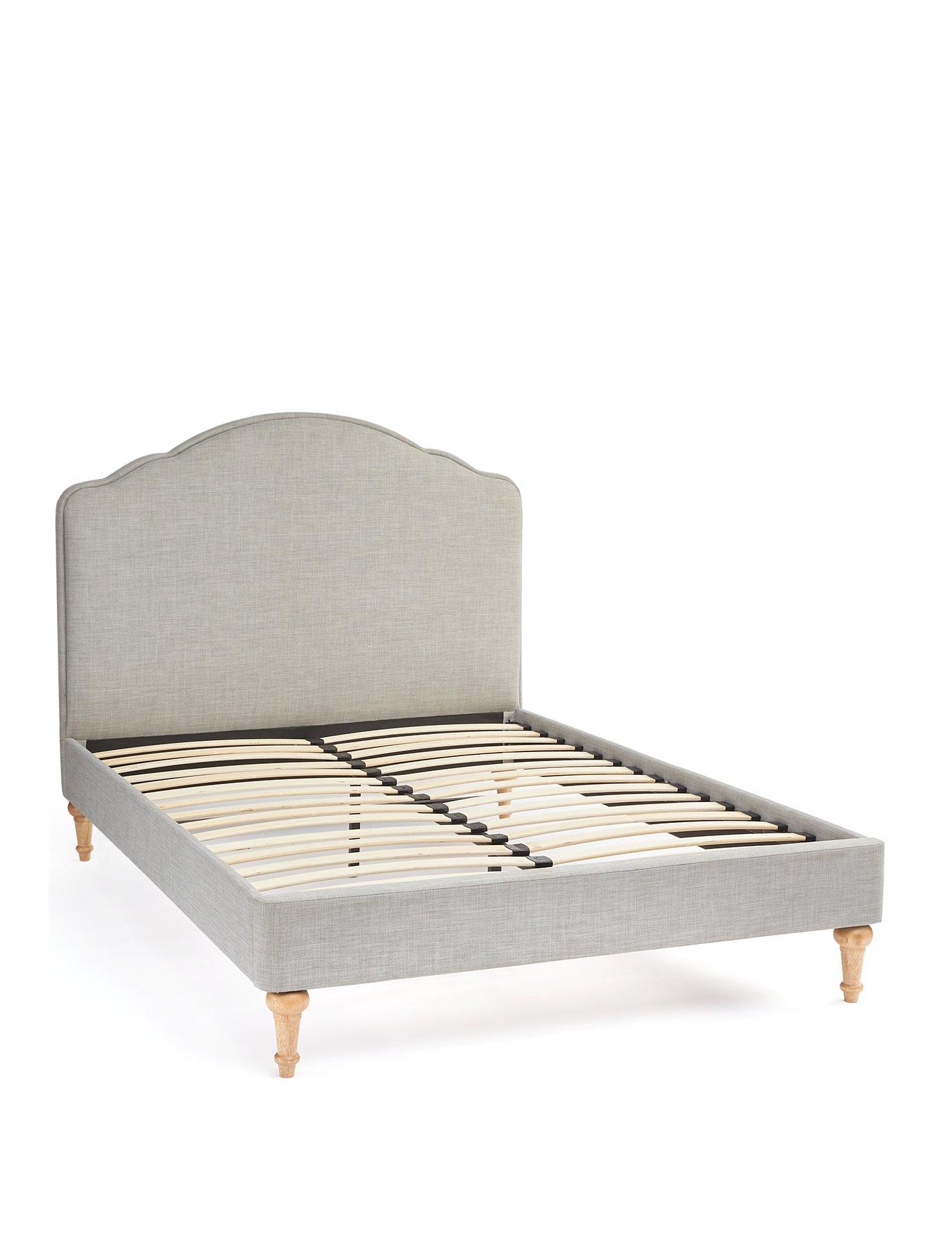 very-home-grace-fabric-bed-frame-with-mattress-options-buy-amp-savenbsp--fscreg-certifiedback