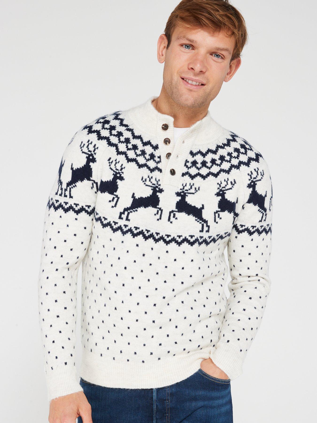 Mens 2025 reindeer sweater