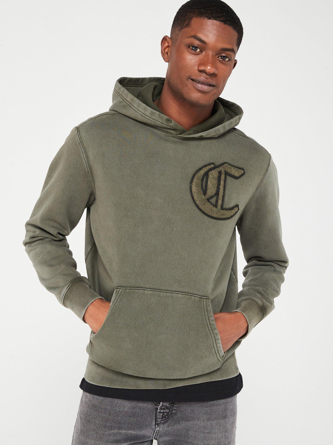 Champion sweater khaki best sale