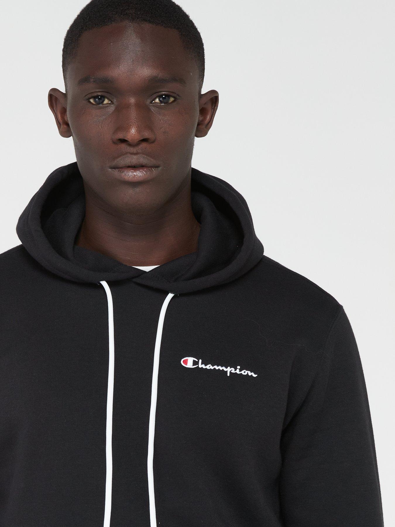 Champion double hotsell logo hoodie