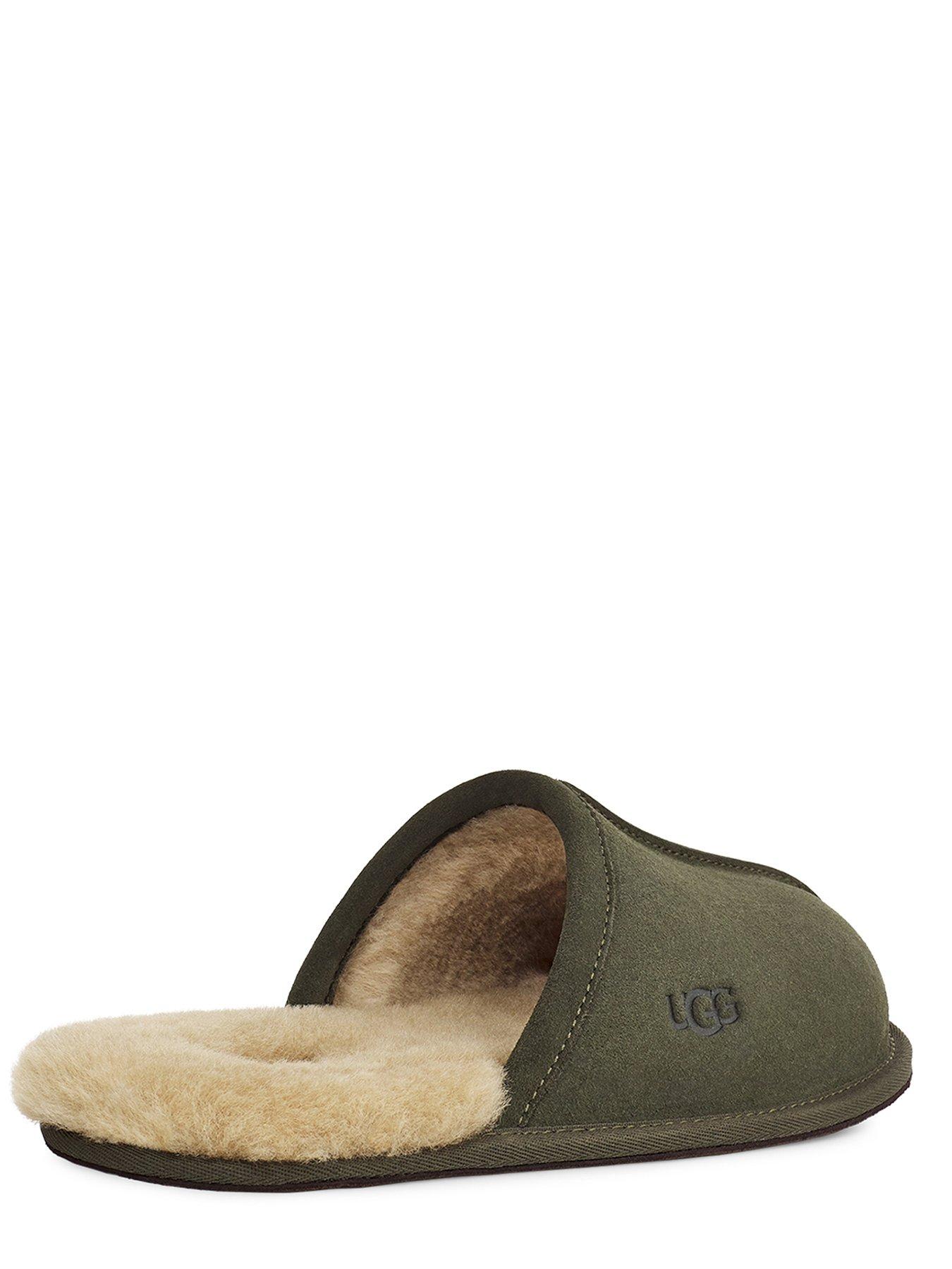 ugg-mens-scuff-slippers-forest-night-dark-greenstillFront